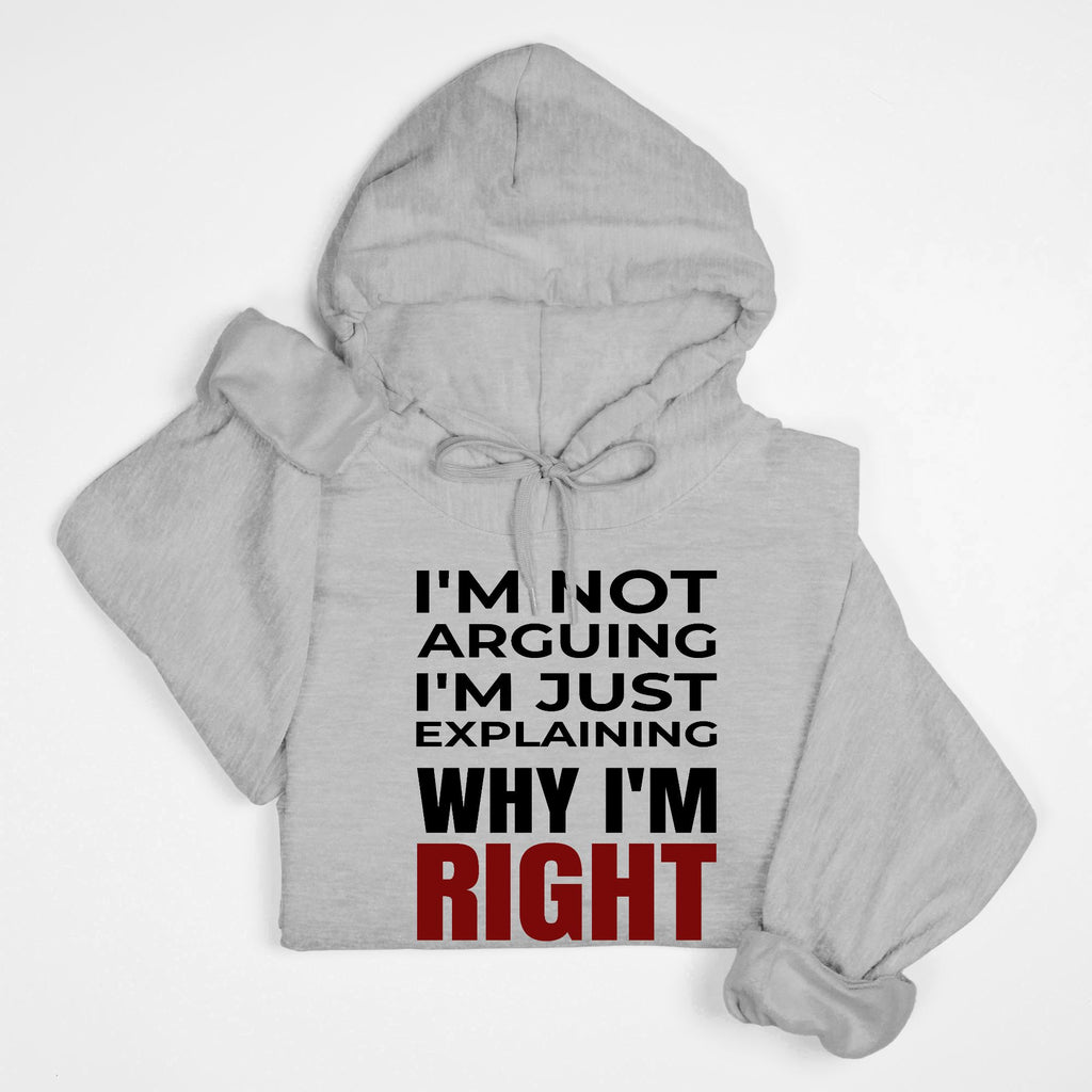 I’m Not Arguing I’m Just Explaining Why I’m Right Hoodie