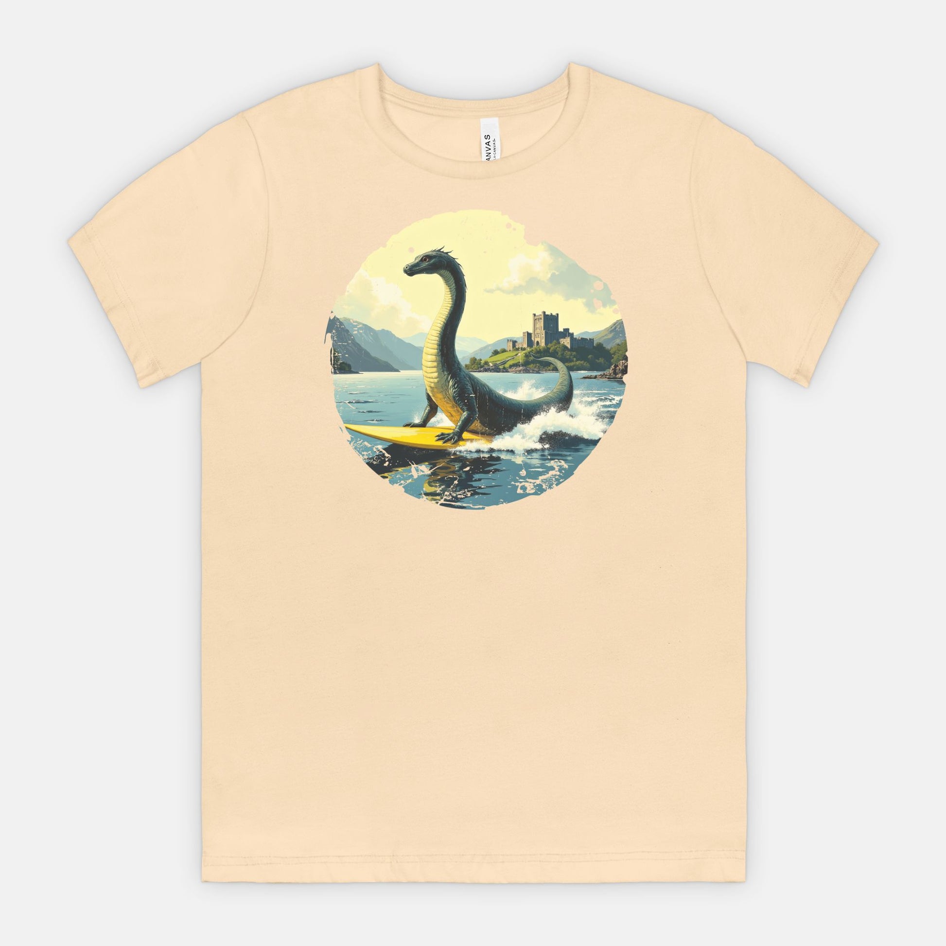 Loch Ness on Surfboard T-Shirt