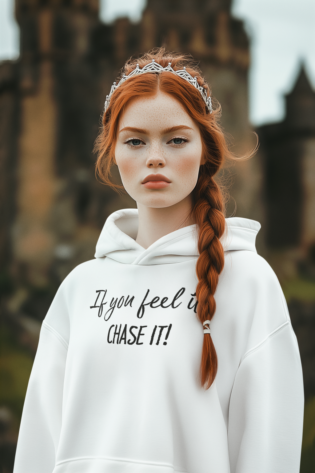 If You Feel It, Chase It! Motivational Hoodie