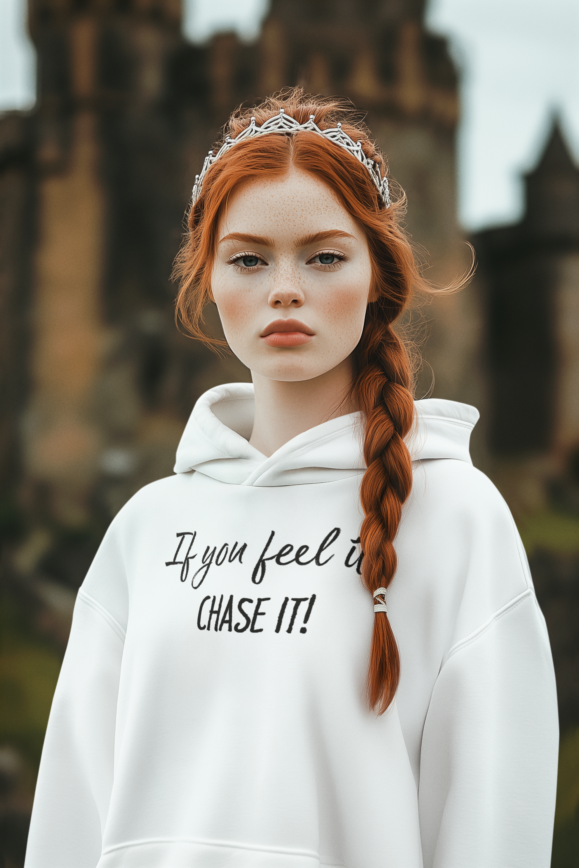 If You Feel It, Chase It! Motivational Hoodie
