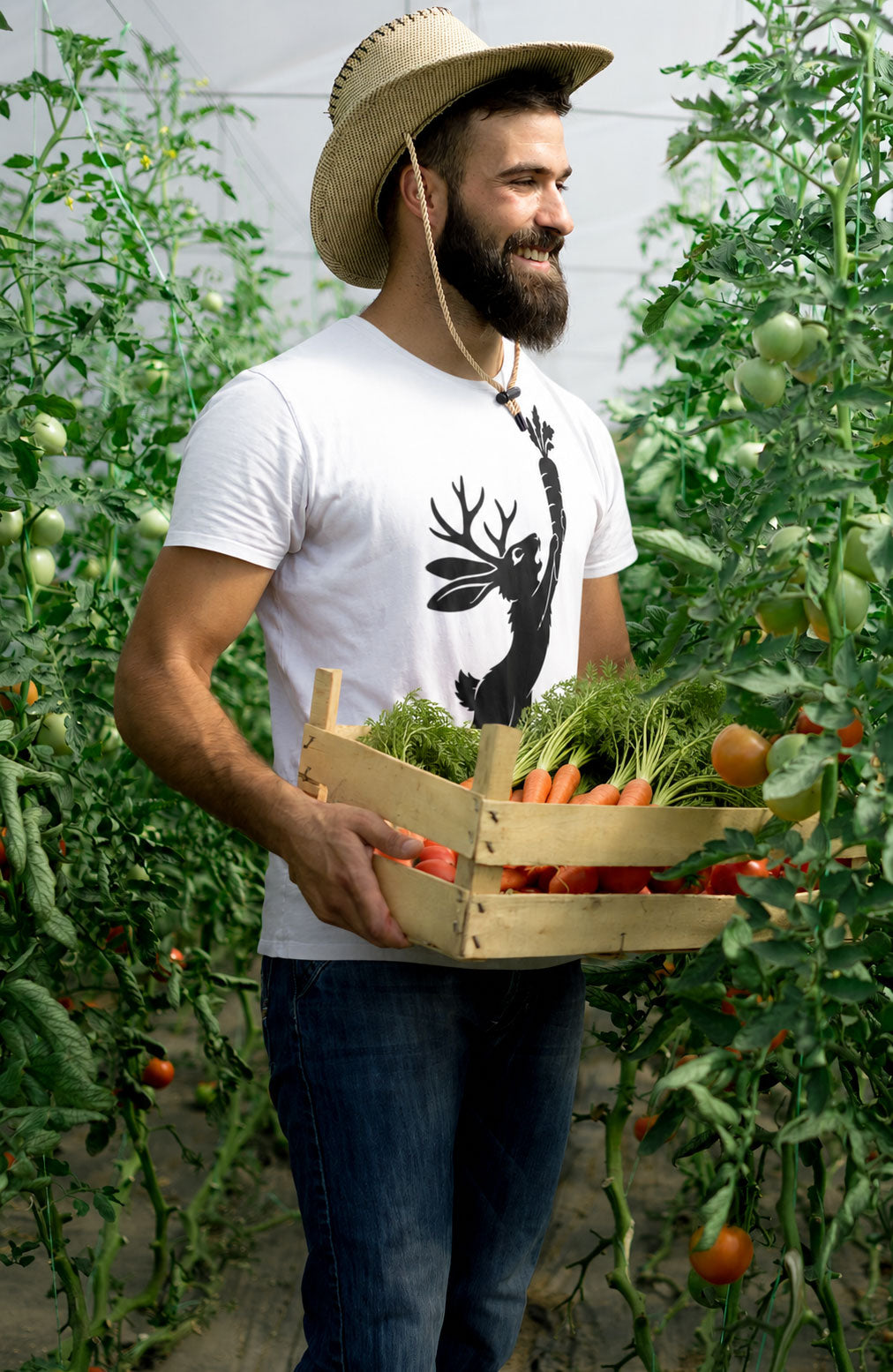 Jackalope Carrot Chase Graphic Tee