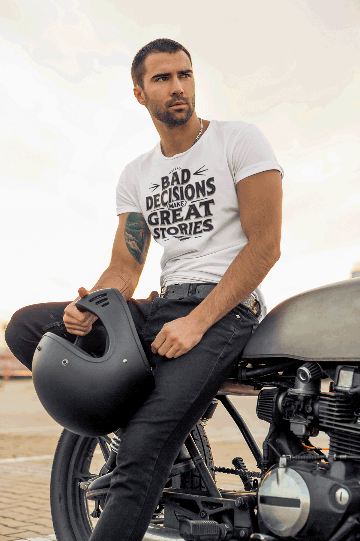 Red-Rock-Chaos-Bad_Decisions_Make_Great_Stories_t-shirt