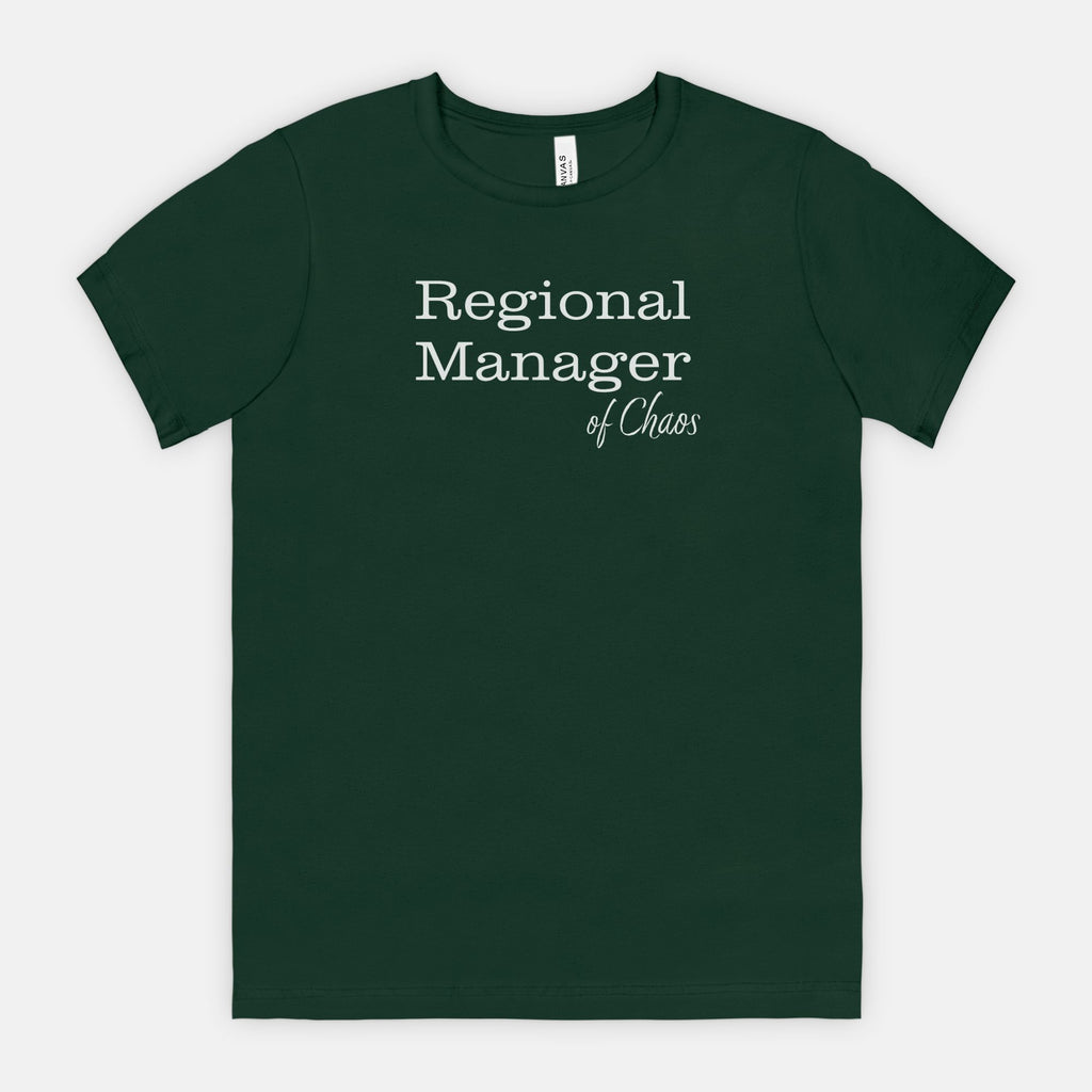 Red-Rock-Chaos-bella-canvas-t-shirt-Regional-Manager-of-Chaos-Forest