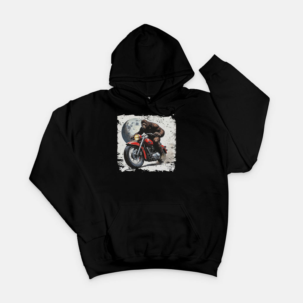 Bigfoot on Motorcycle Sweatshirt