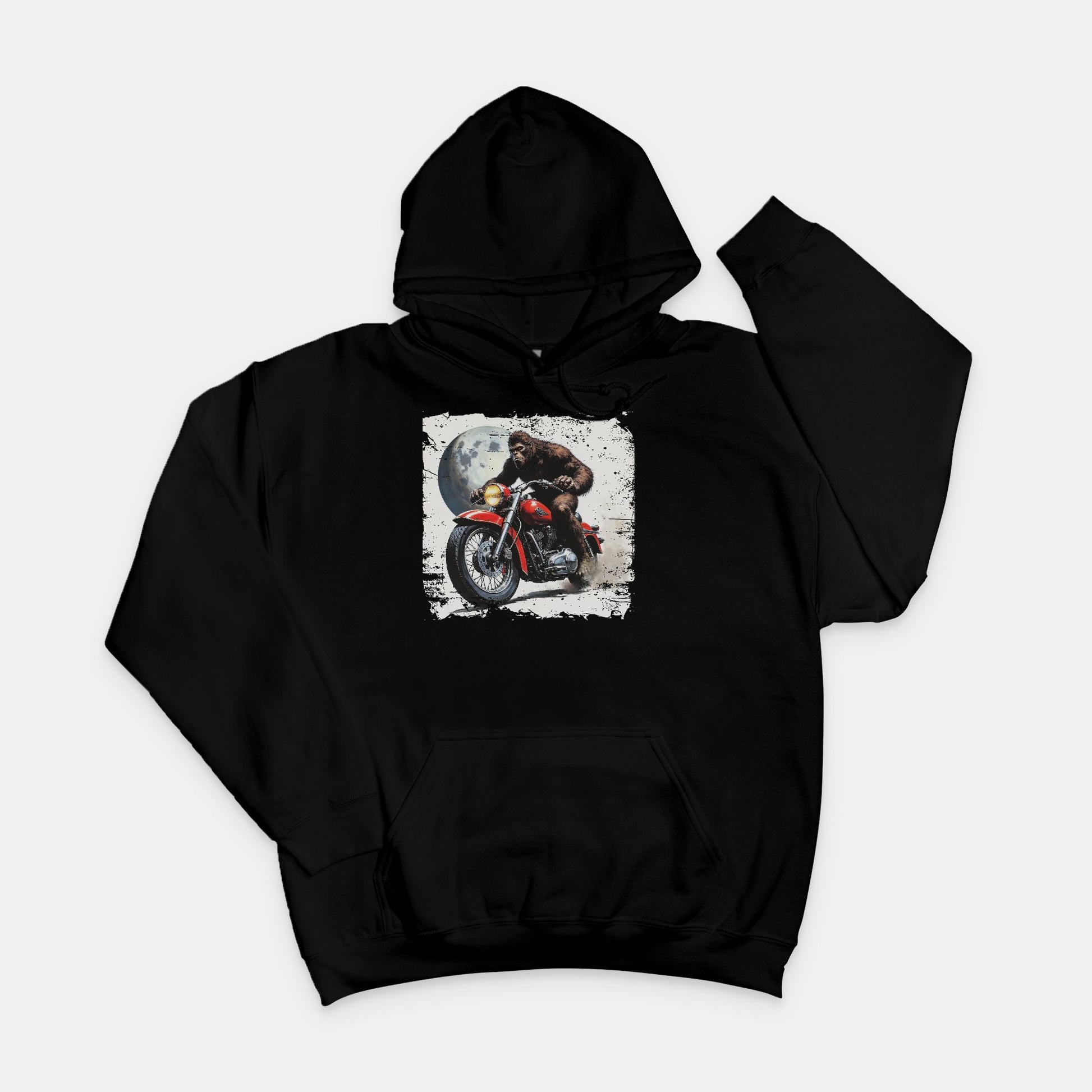 Bigfoot on Motorcycle Sweatshirt