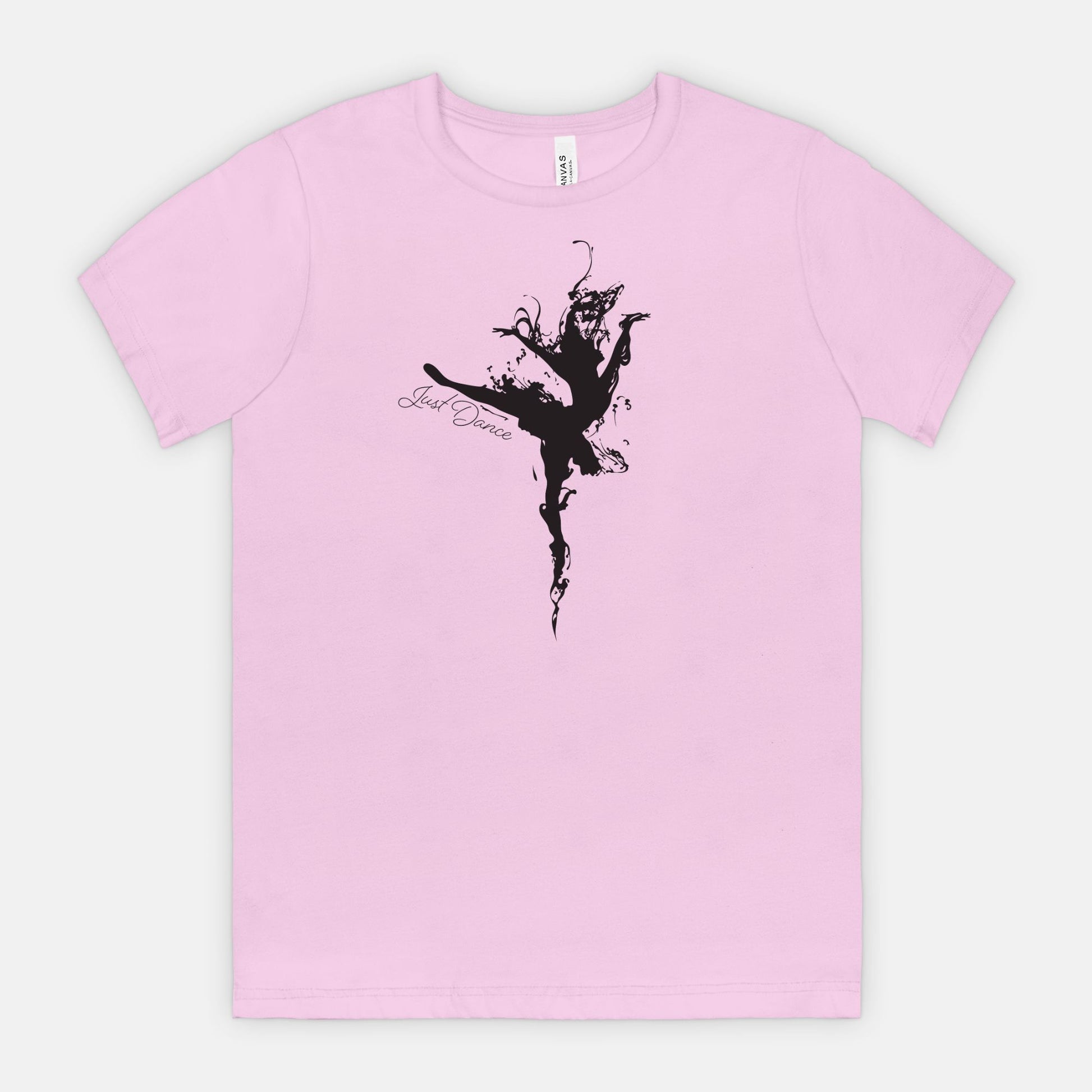 Just Dance – Artistic Ballerina Silhouette T-Shirt