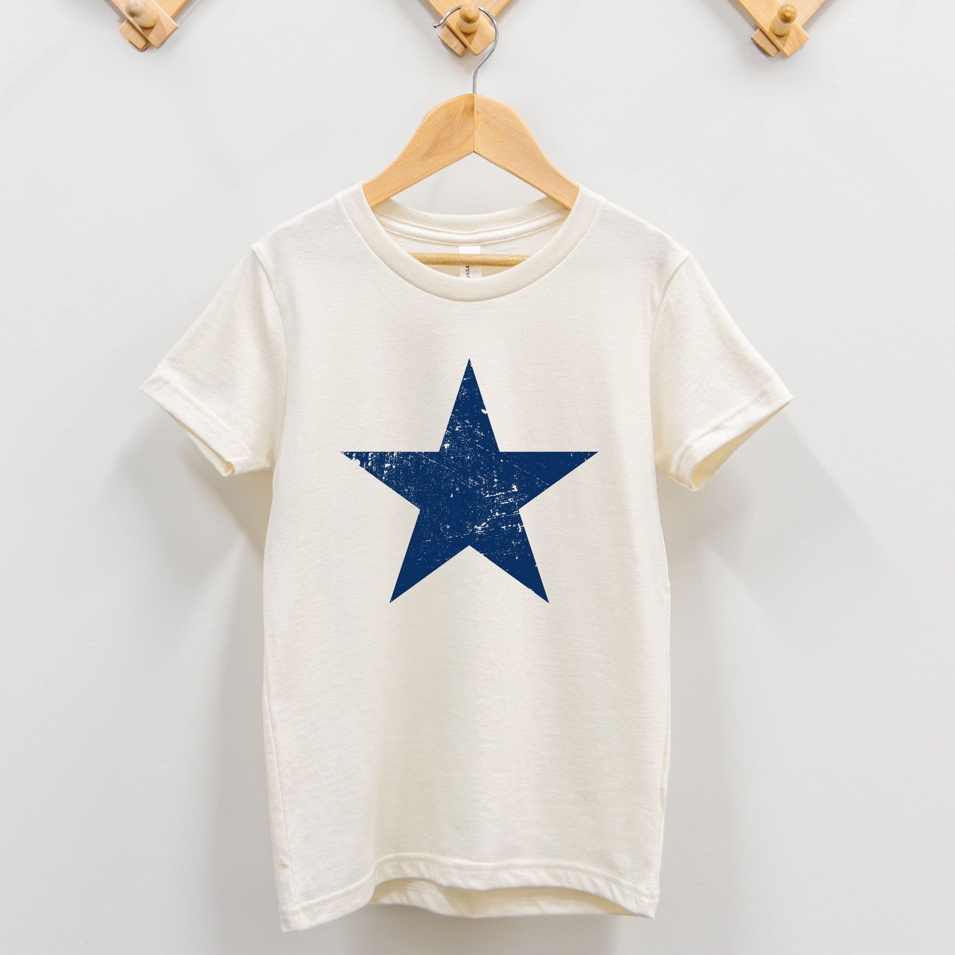 Blue Distressed Star Toddler T-Shirt