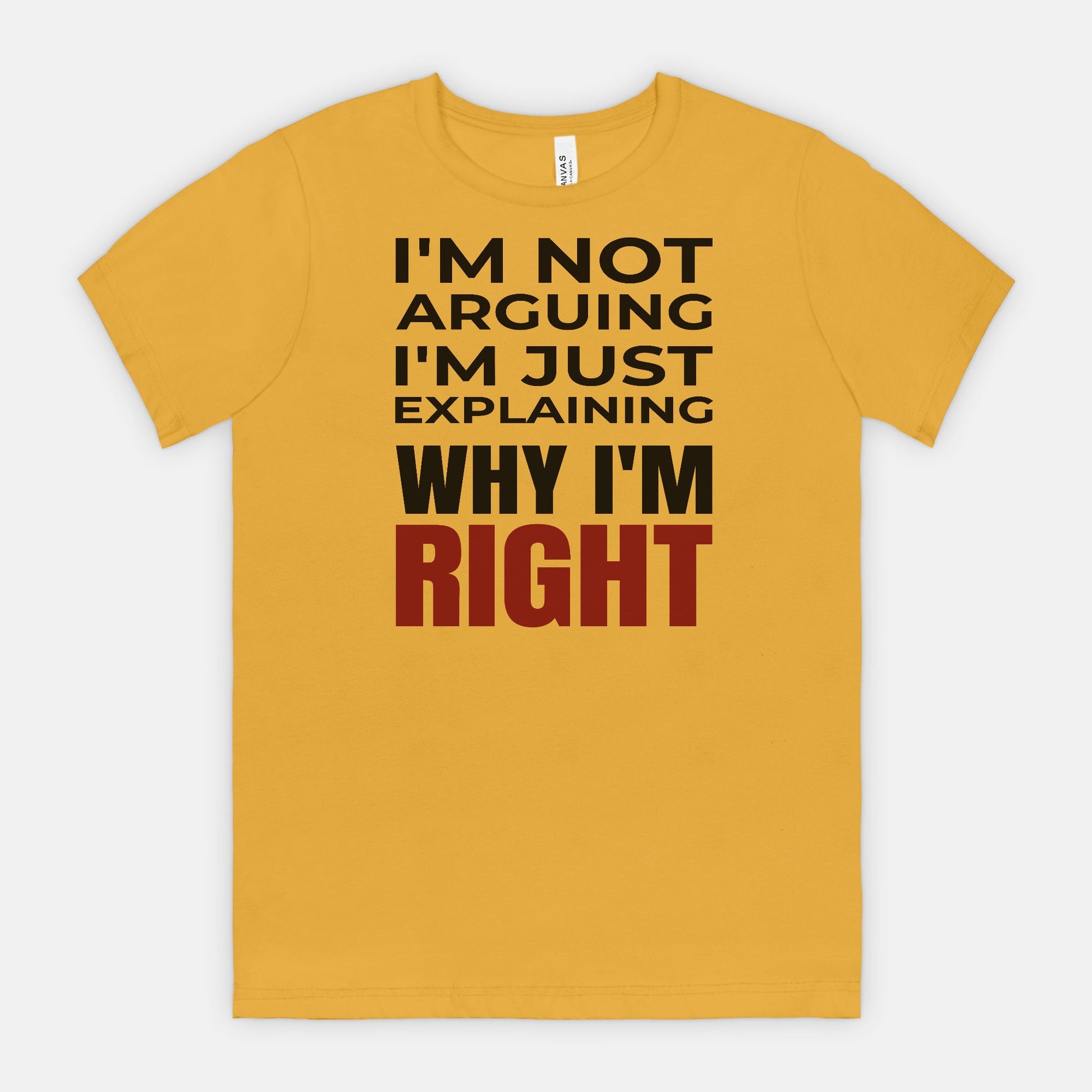 I’m Not Arguing I’m Just Explaining Why I’m Right T-Shirt