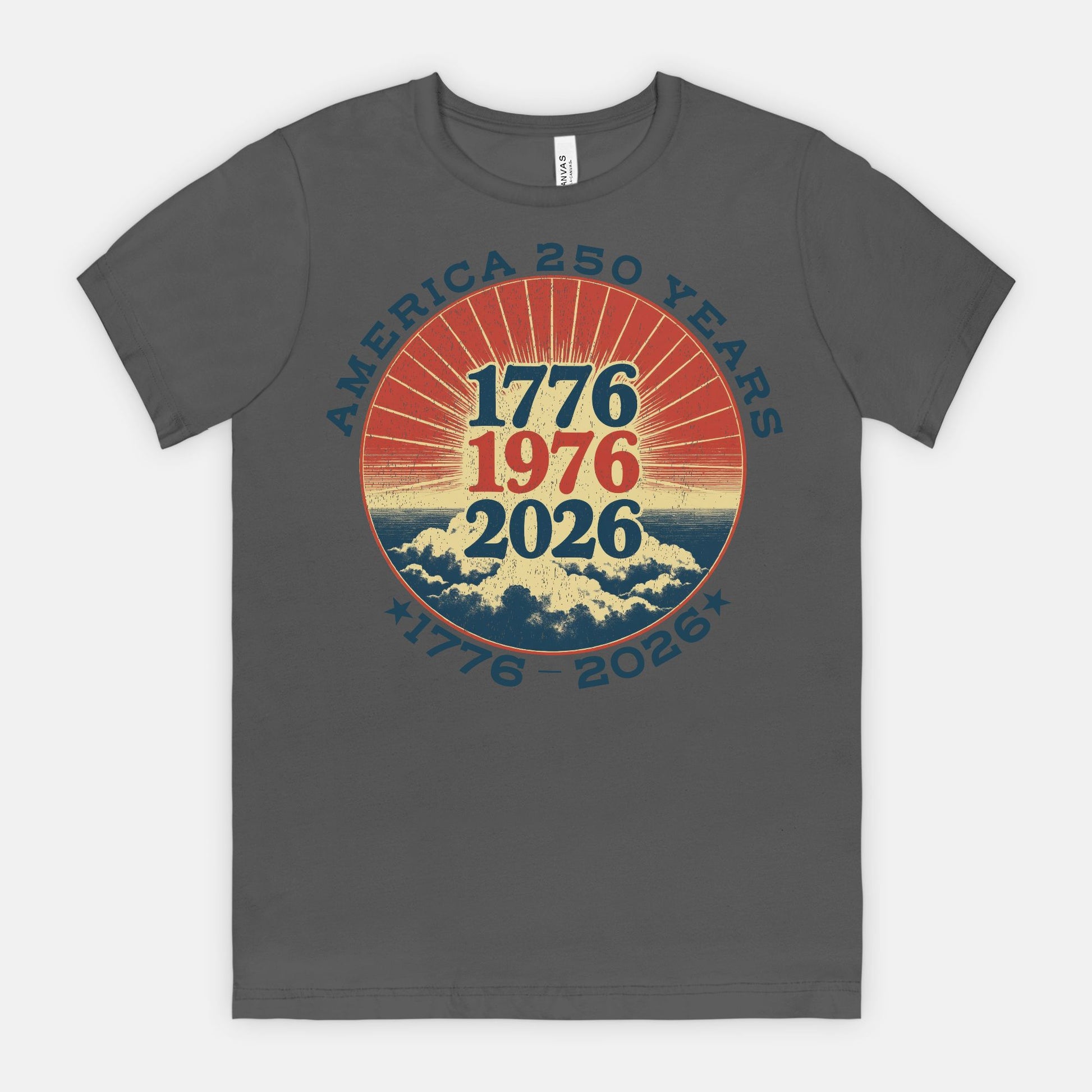 America 250 Years Shirt 1776 1976 2026 Patriotic Vintage T-Shirt USA Anniversary Chaos Collection