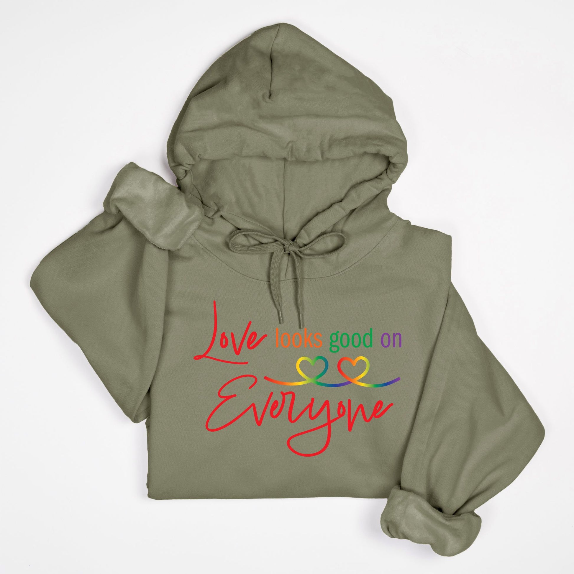 Love Looks Good on Everyone Pride Hoodie