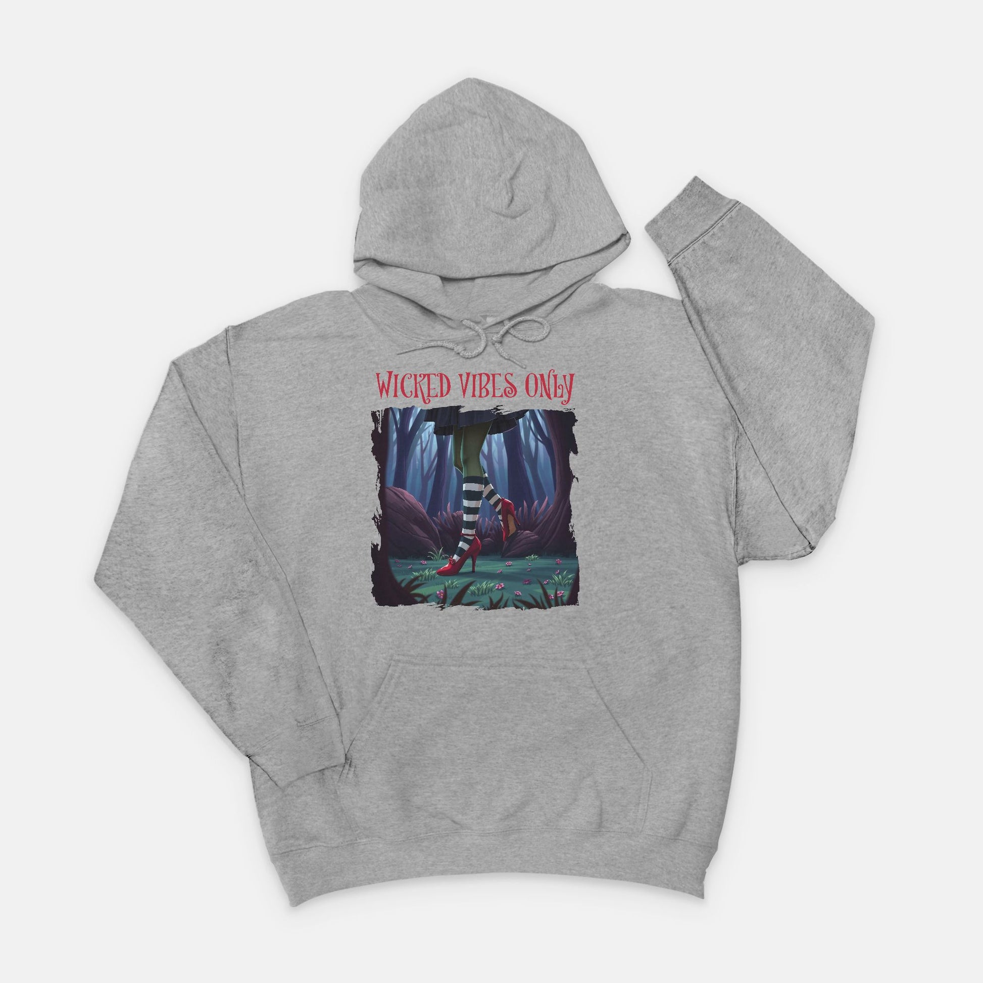 Wicked Vibes Only Witch Hoodie – Unisex Halloween Sweatshirt