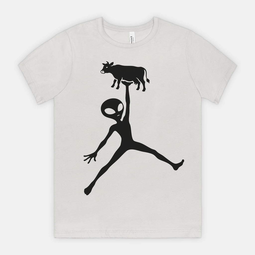 Alien Cow Abduction Graphic Tee