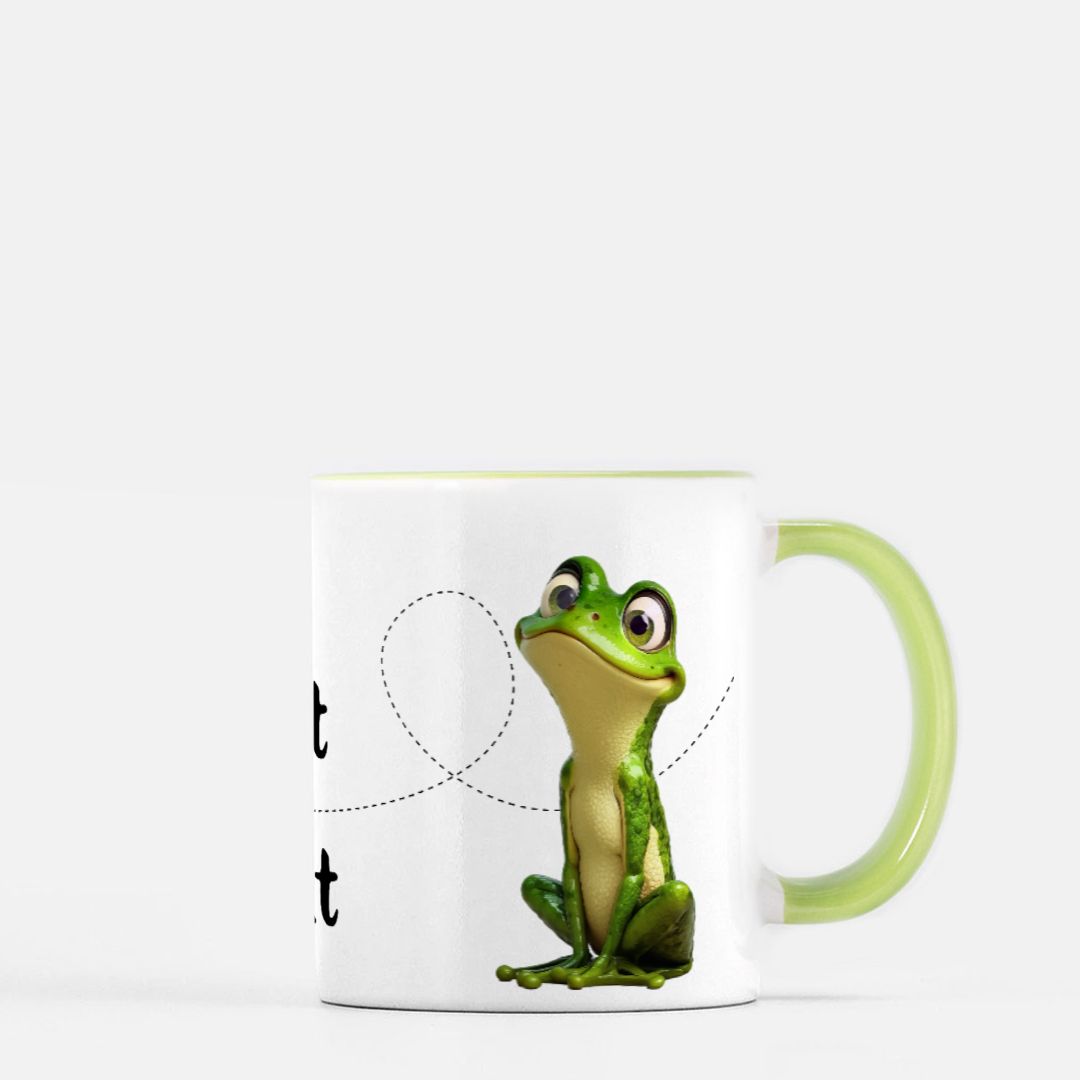 Sip Ribbit Repeat Mug – Funny Frog Coffee Cup for Frog Lovers