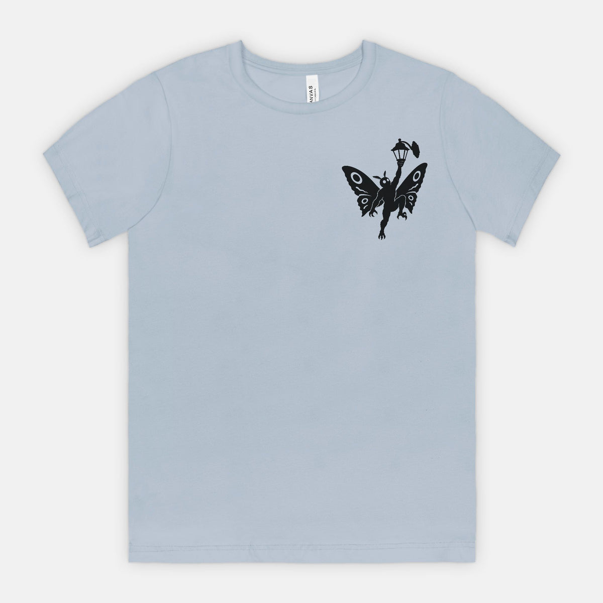 Mothman After Dark Minimalist Cryptid T-Shirt