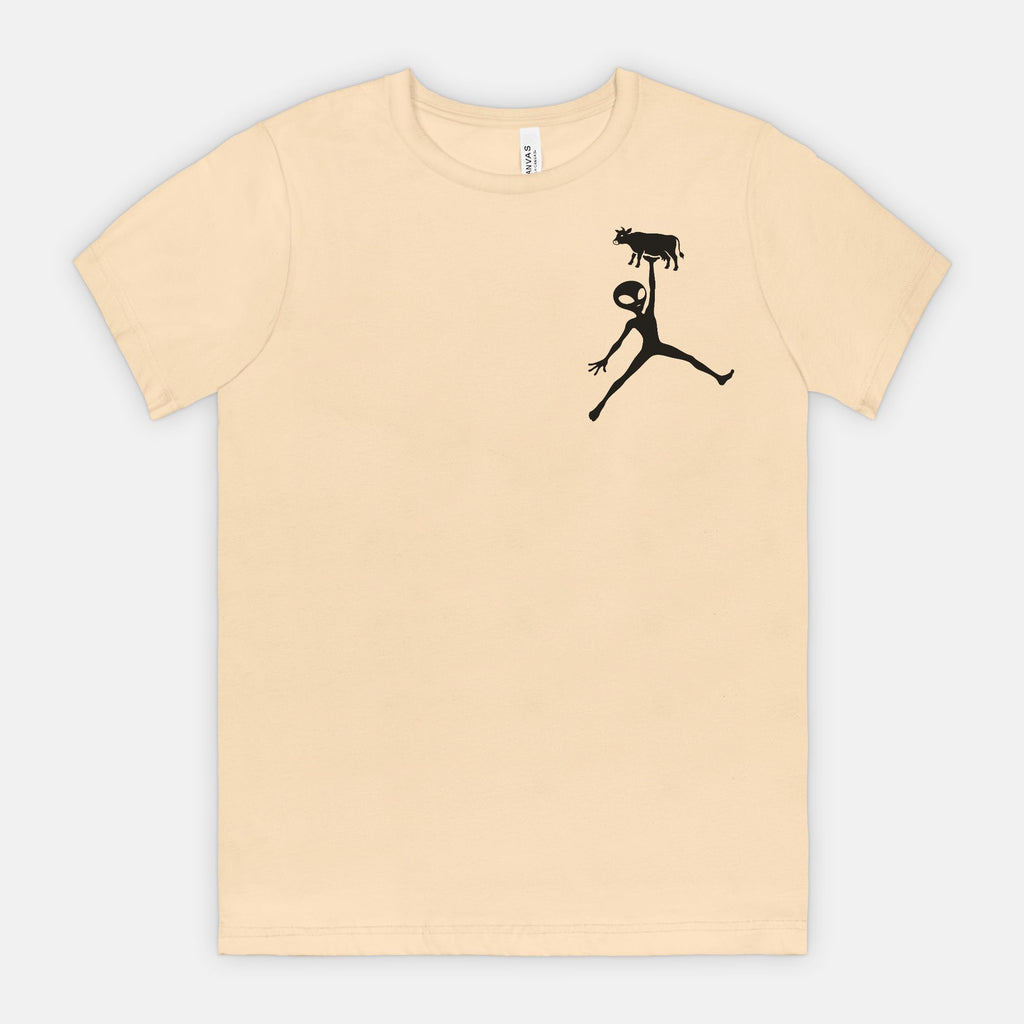 Udderly Unexplained Alien and Cow T-Shirt