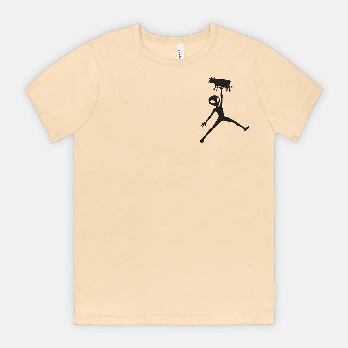 Udderly Unexplained Alien and Cow T-Shirt
