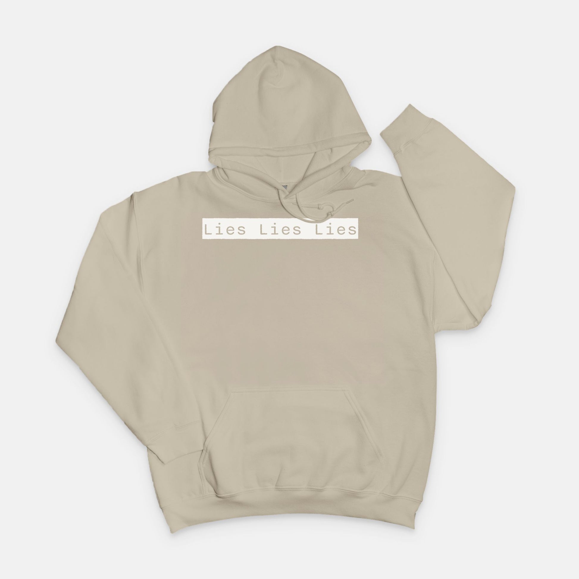 Lies, Lies, Lies | Bold Statement Graphic Hoodie
