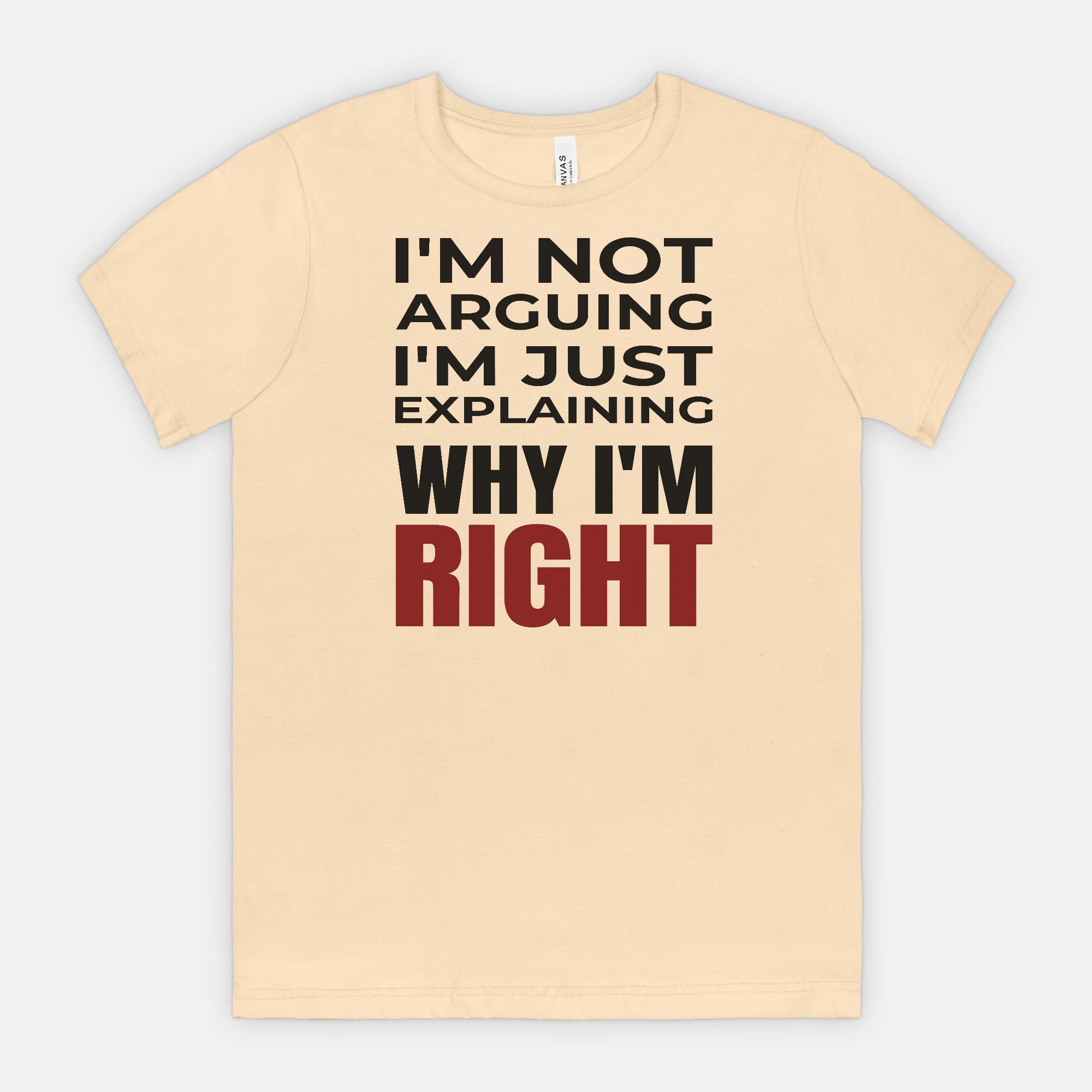 I’m Not Arguing I’m Just Explaining Why I’m Right T-Shirt