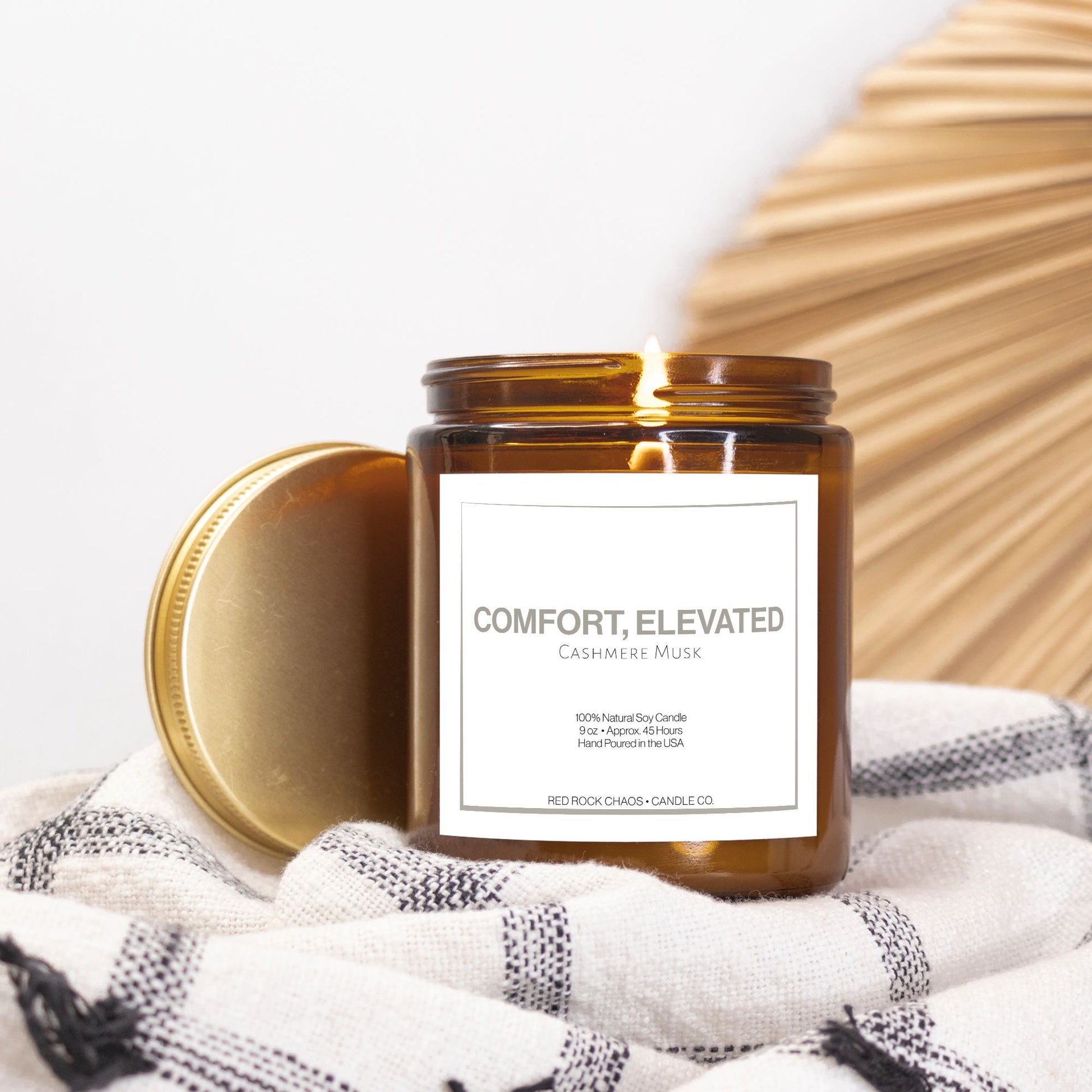 Comfort, Elevated Cashmere Musk 9 oz Soy Candle