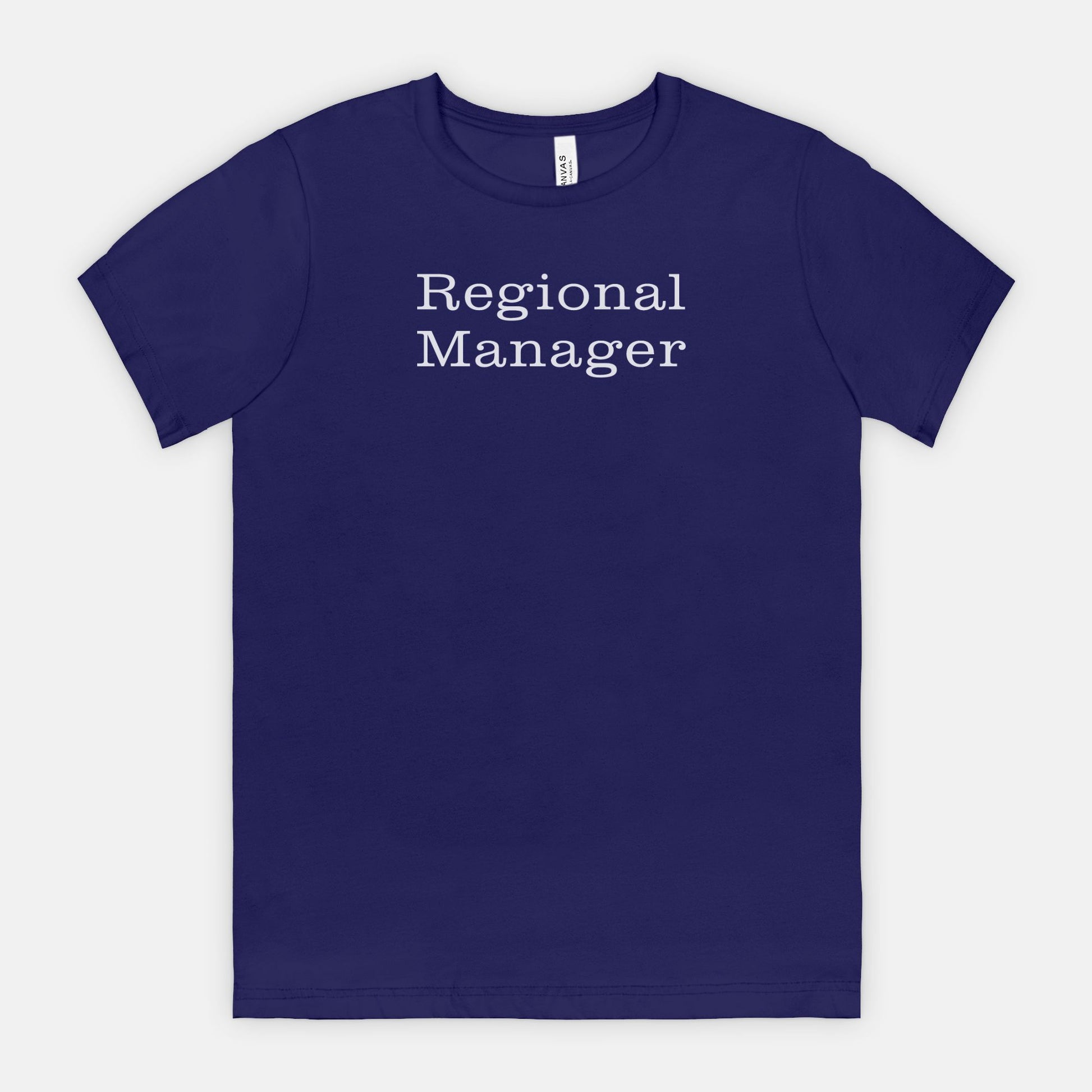 Regional Manager Tee - white text