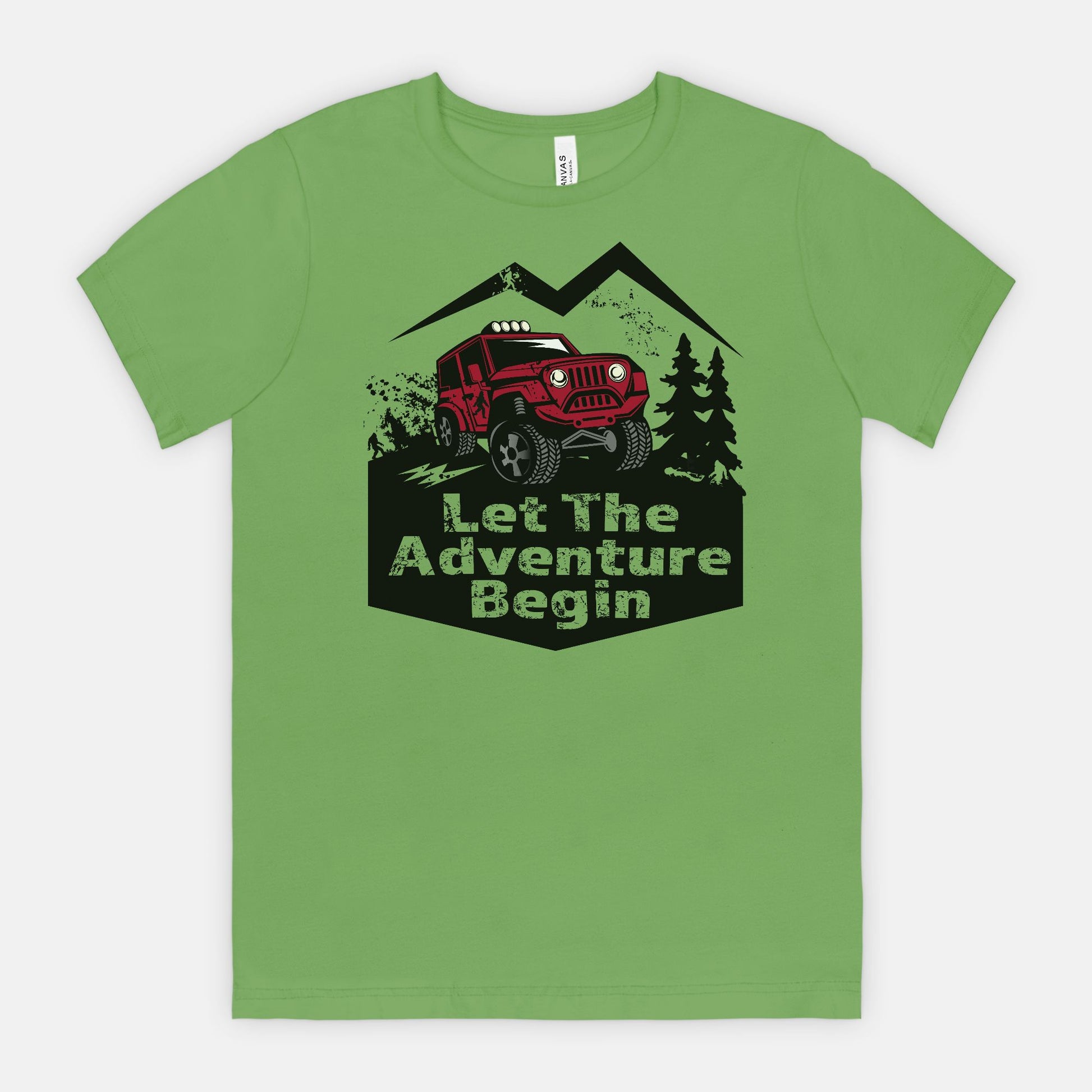 Let the Adventure Begin – Hidden Bigfoot Off-Road Jeep Tee