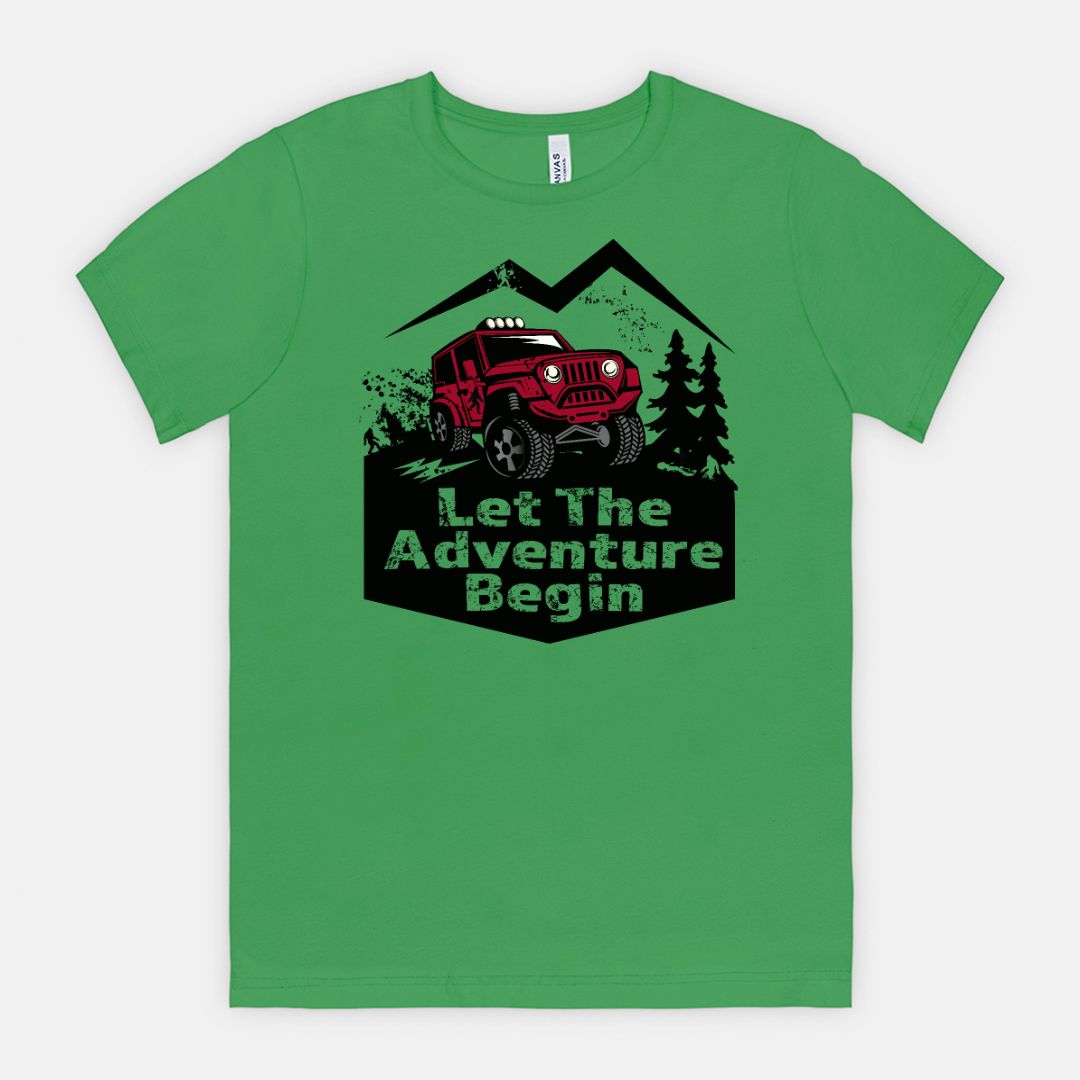 Let the Adventure Begin – Hidden Bigfoot Off-Road Jeep Tee