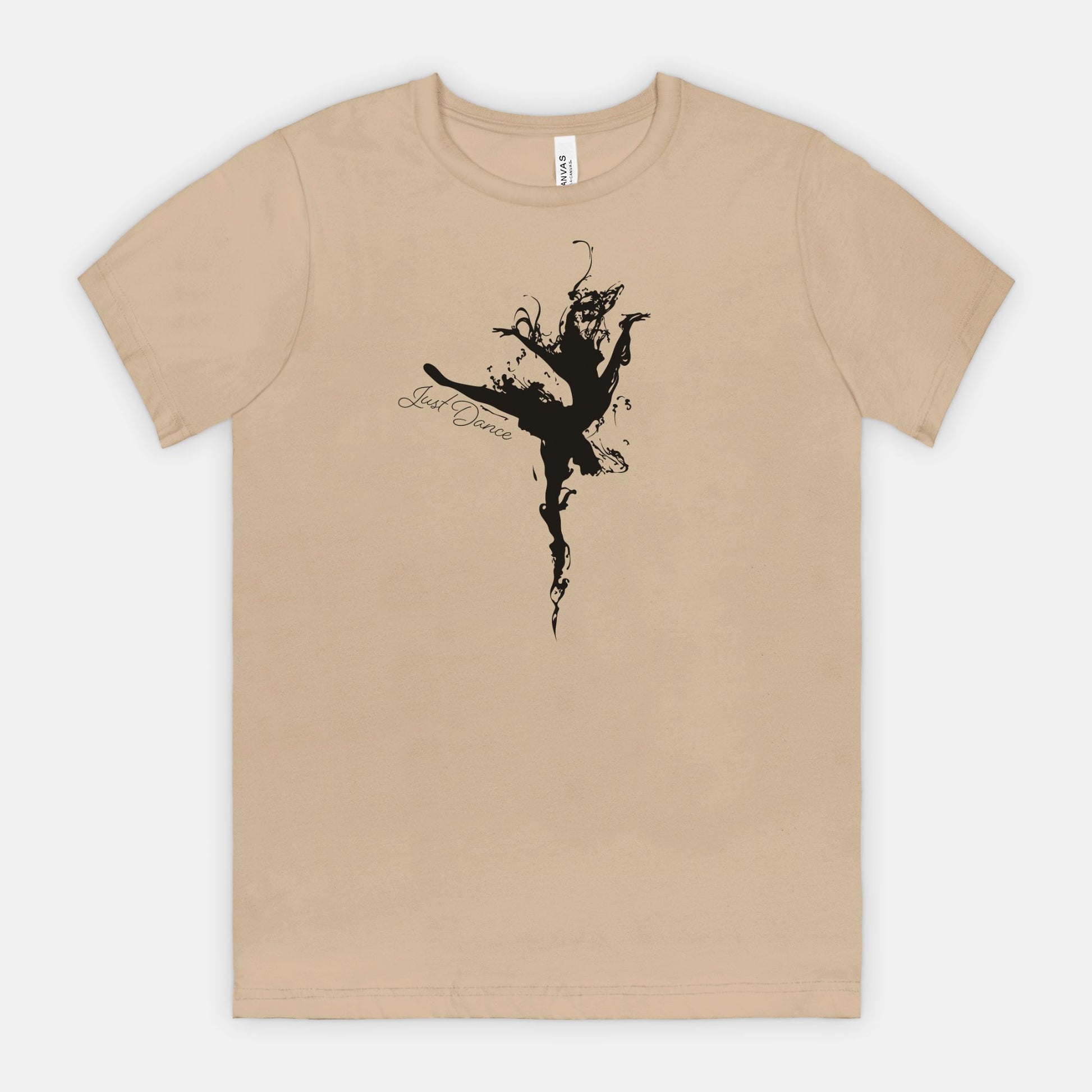 Just Dance – Artistic Ballerina Silhouette T-Shirt