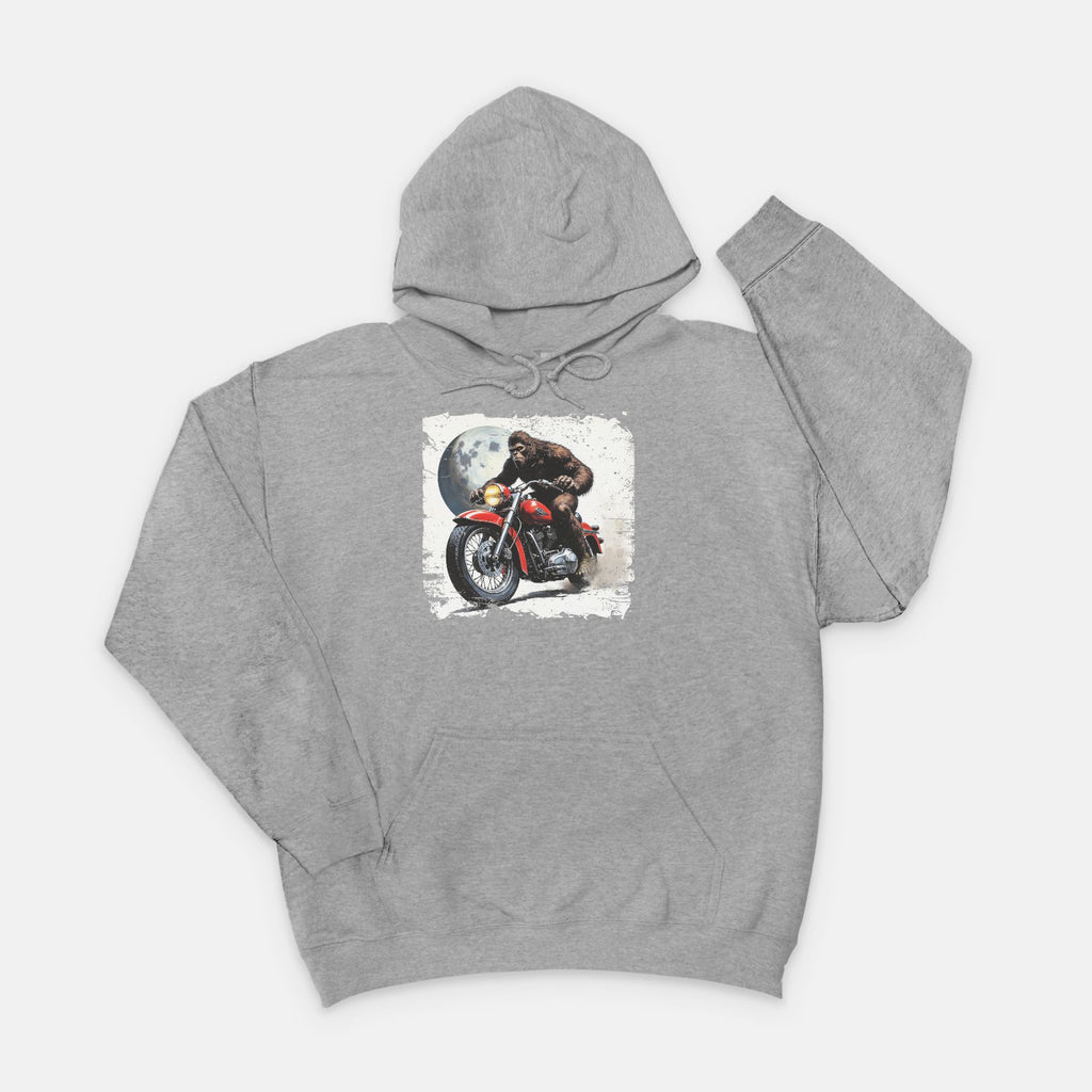 Bigfoot on Motorcycle Sweatshirt