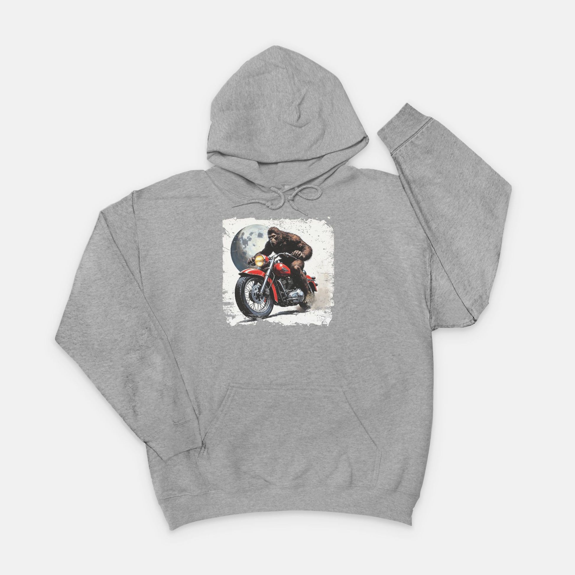 Bigfoot on Motorcycle Sweatshirt