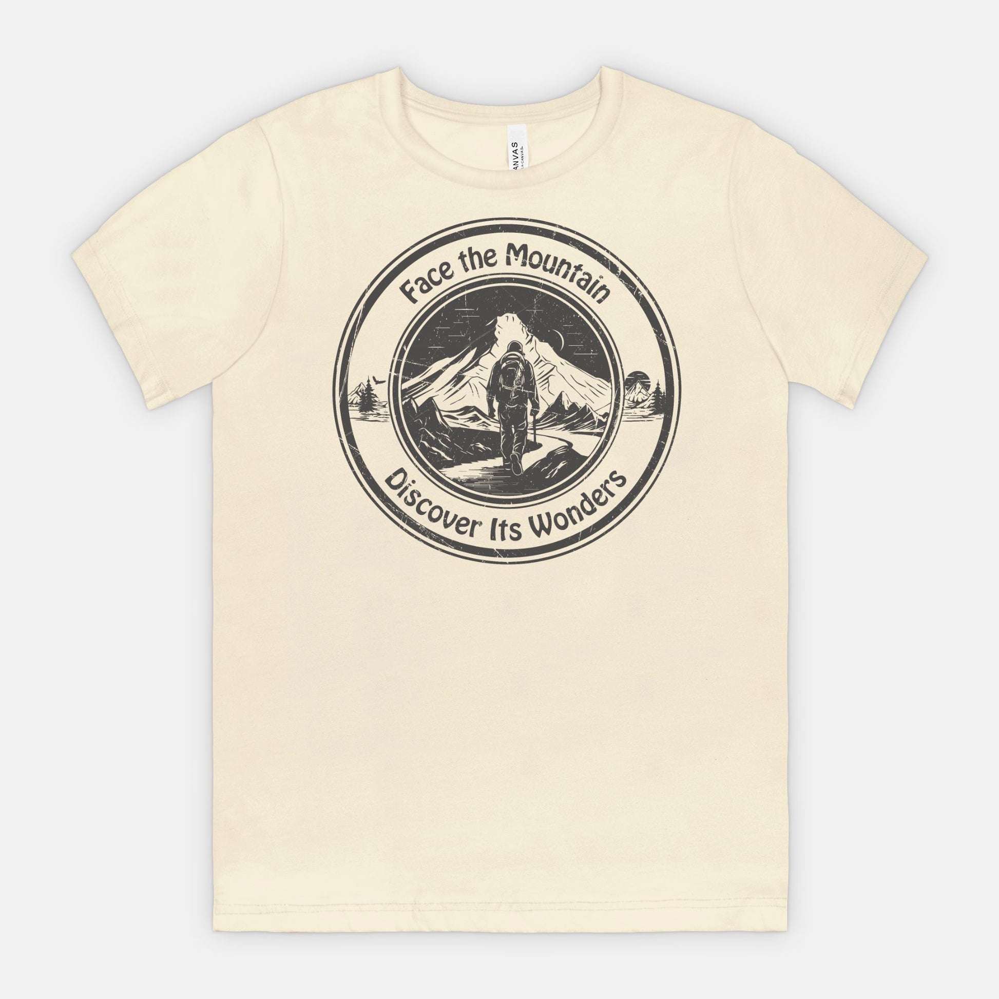 Face the Mountain Discover Its Wonders Adventure T-Shirt