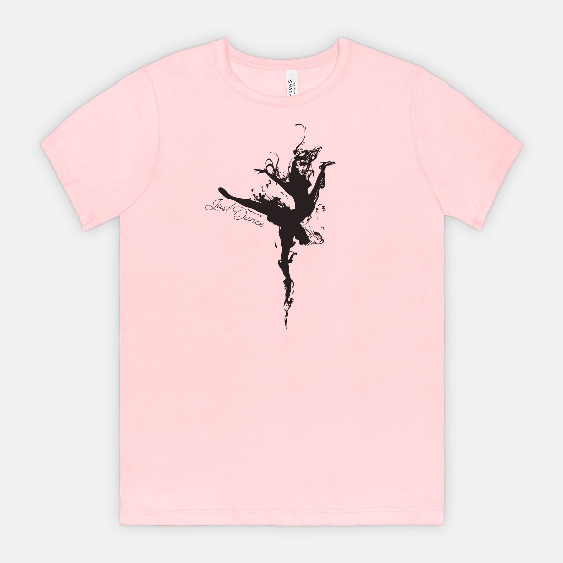 Just Dance – Artistic Ballerina Silhouette T-Shirt