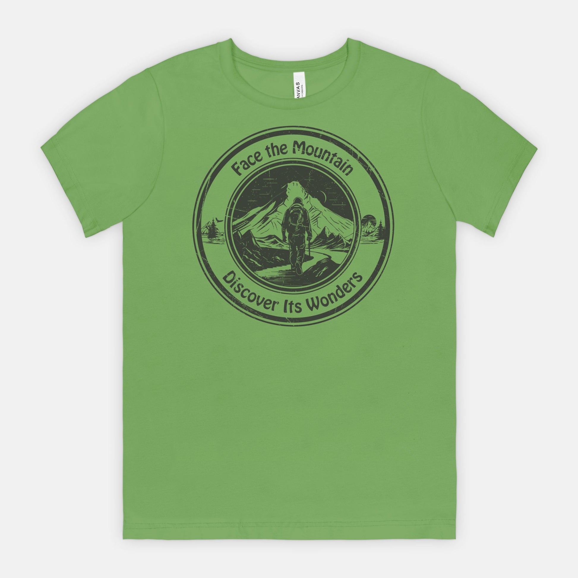 Face the Mountain Discover Its Wonders Adventure T-Shirt
