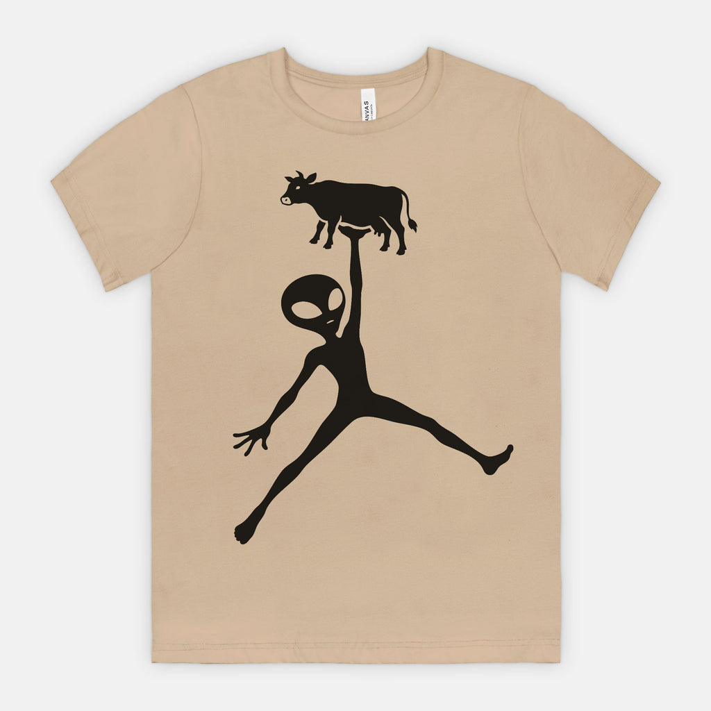Alien Cow Abduction Graphic Tee