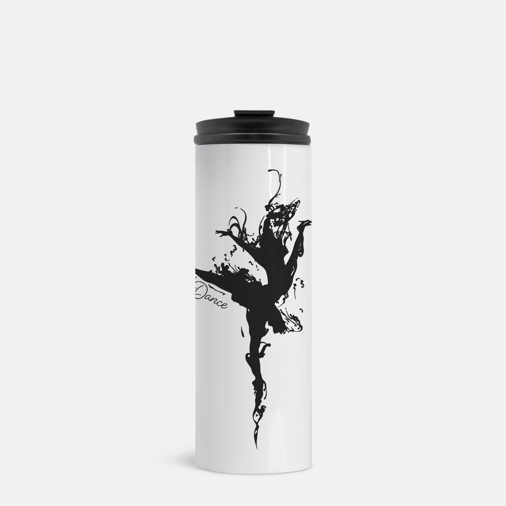 Just Dance Artistic Ballerina Silhouette Tumbler