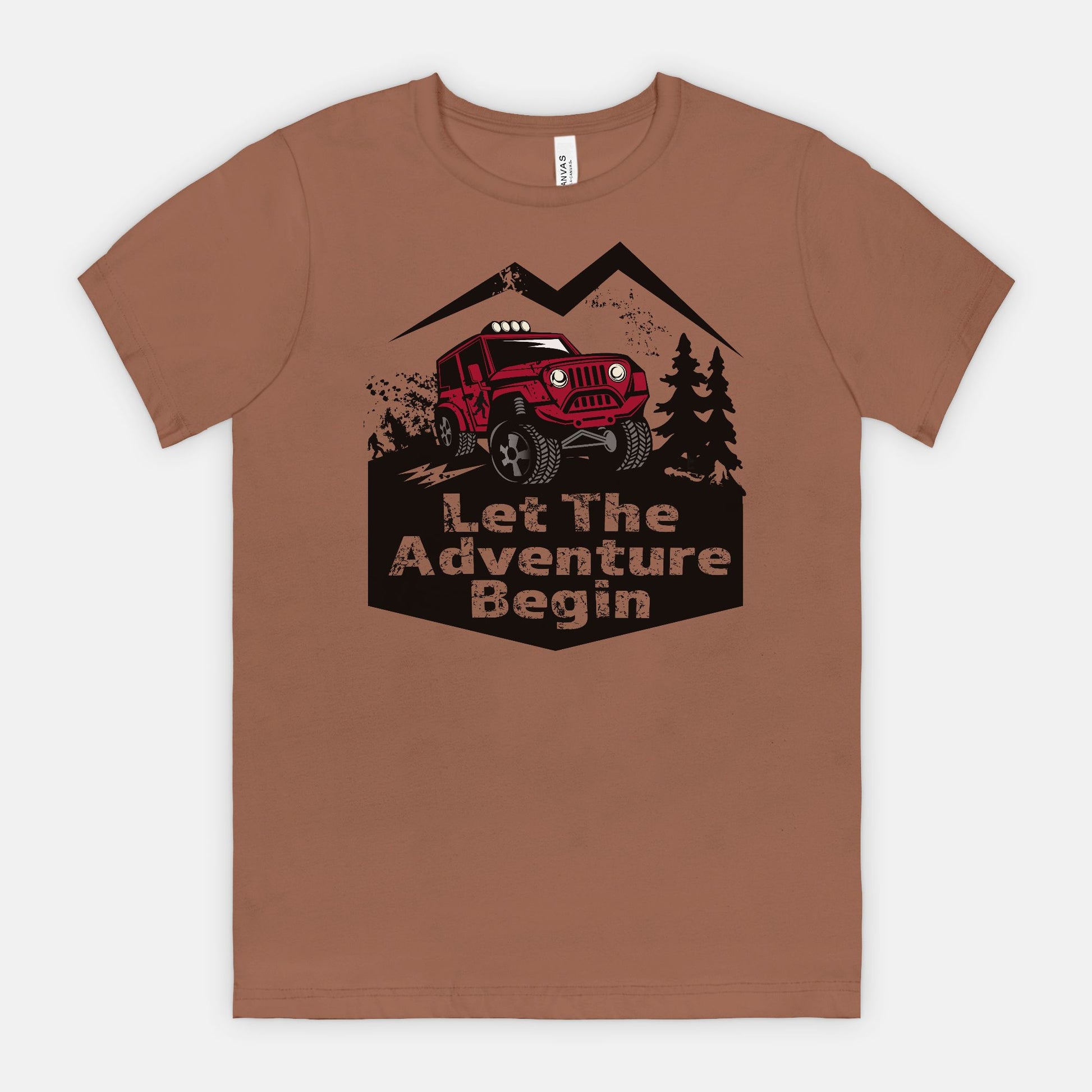 Let the Adventure Begin – Hidden Bigfoot Off-Road Jeep Tee