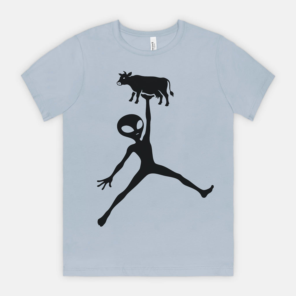 Alien Cow Abduction Graphic Tee