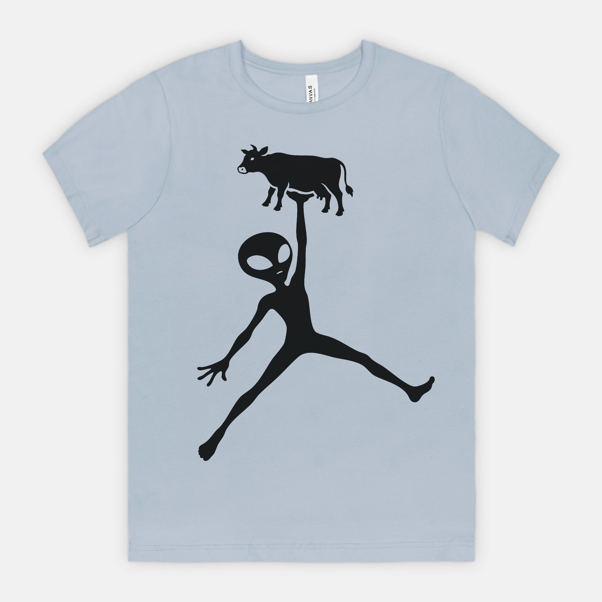 Alien Cow Abduction Graphic Tee