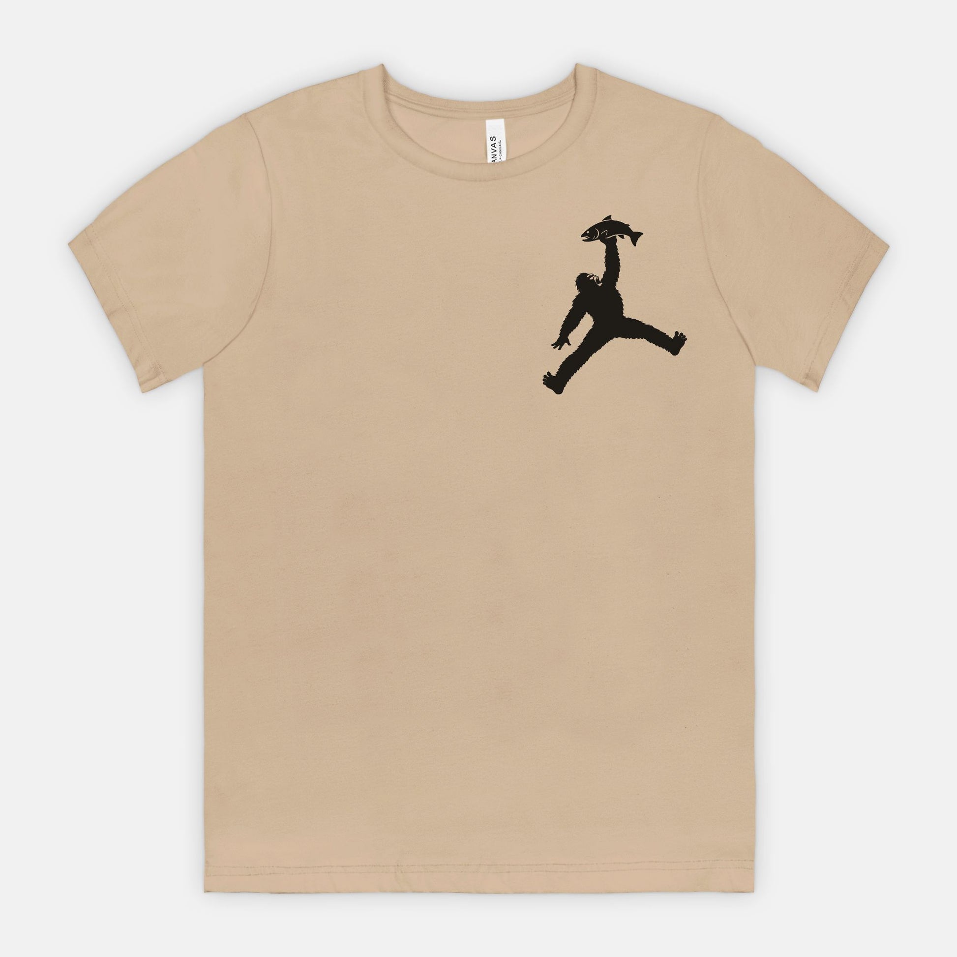 Bigfoot Caught Dinner Pocket Graphic Tee