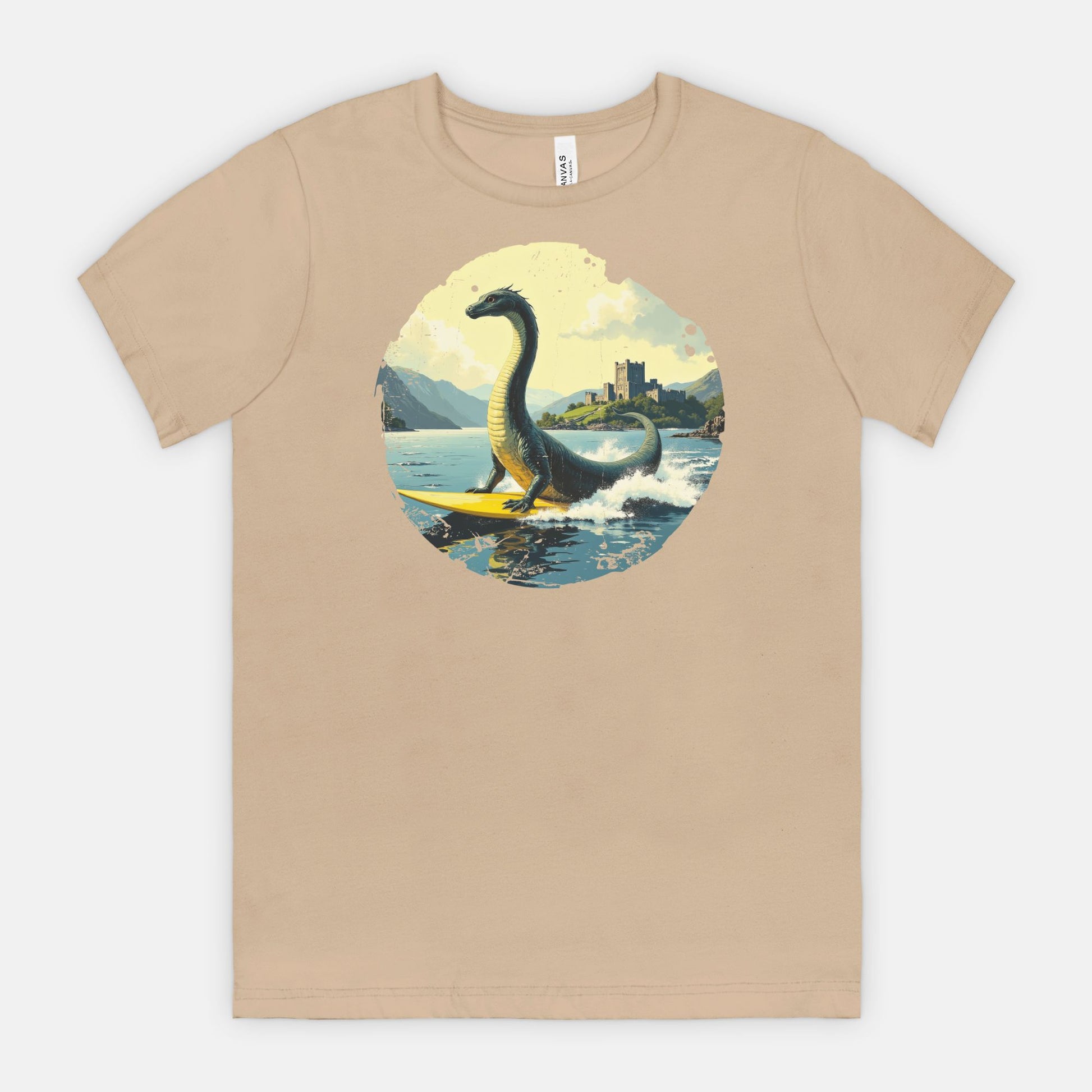 Loch Ness on Surfboard T-Shirt
