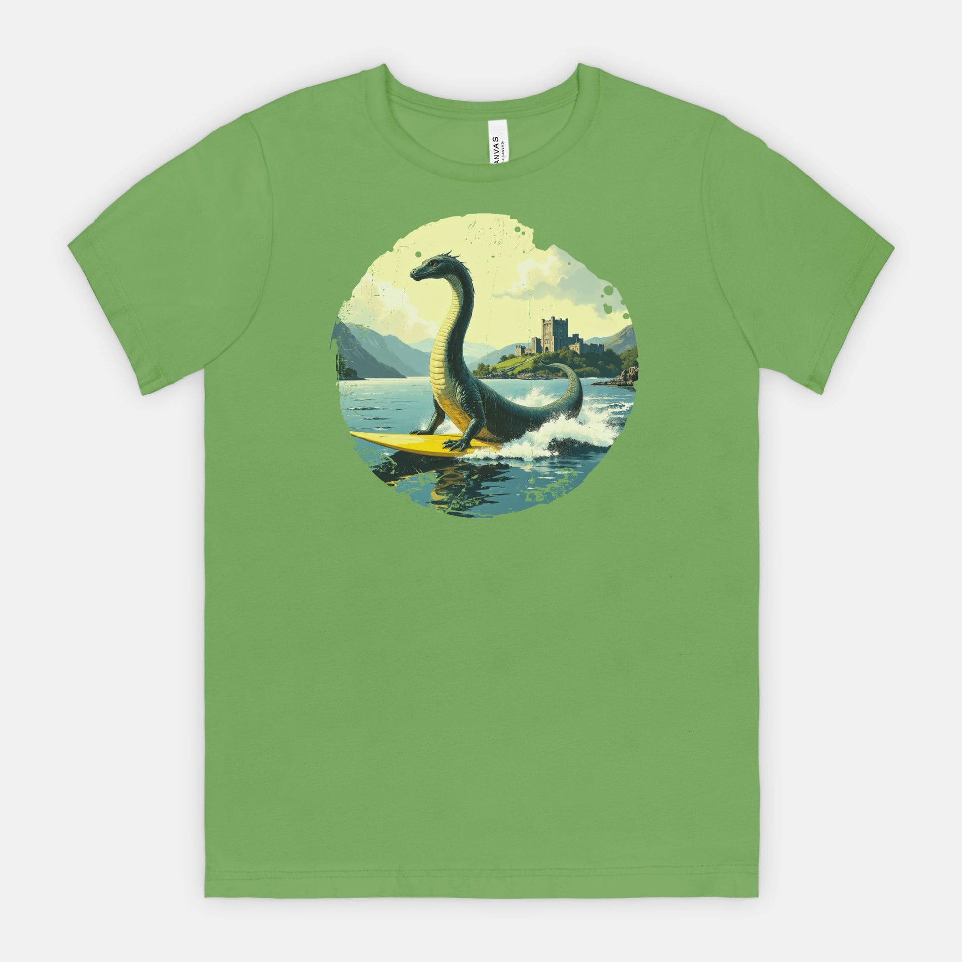 Loch Ness on Surfboard T-Shirt