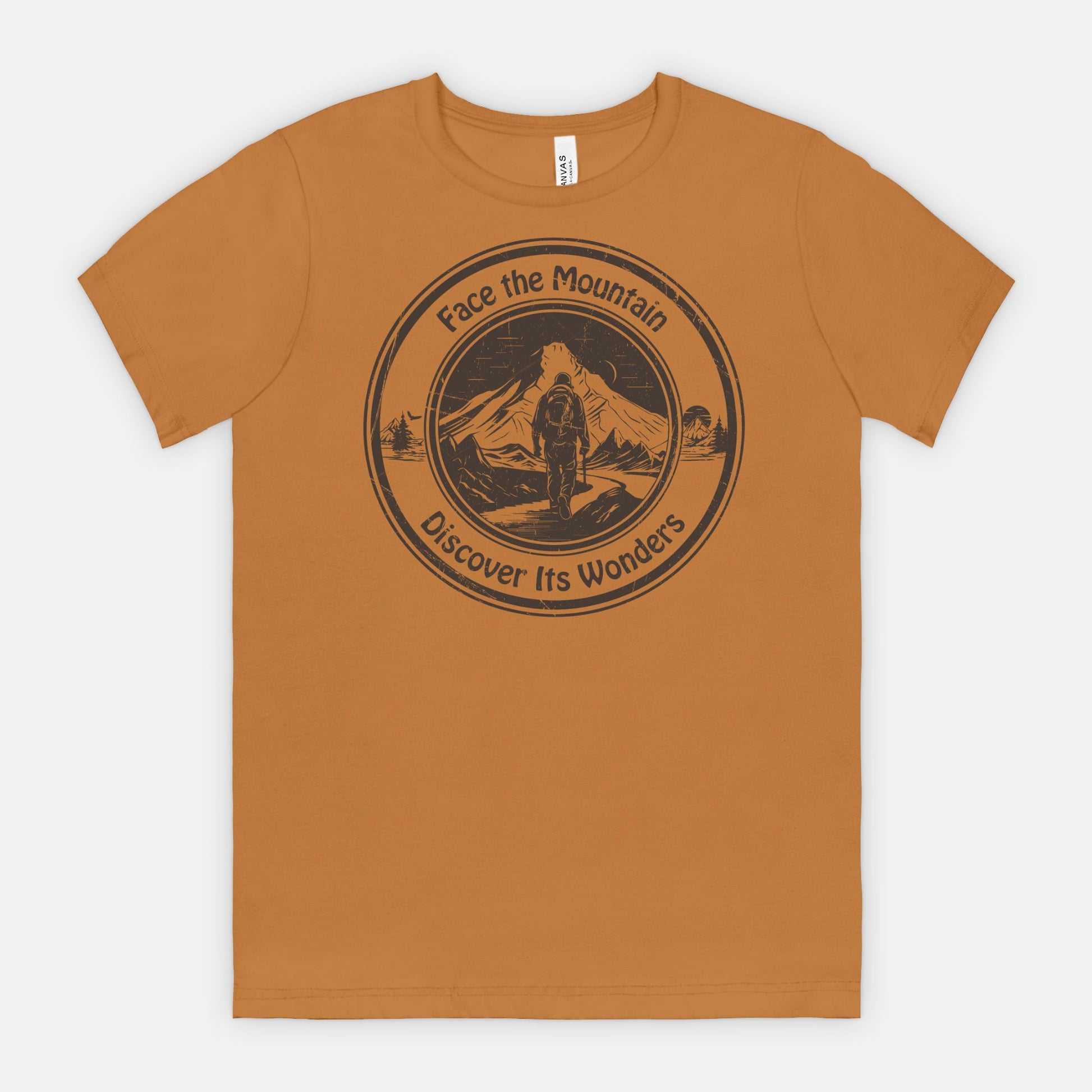 Face the Mountain Discover Its Wonders Adventure T-Shirt