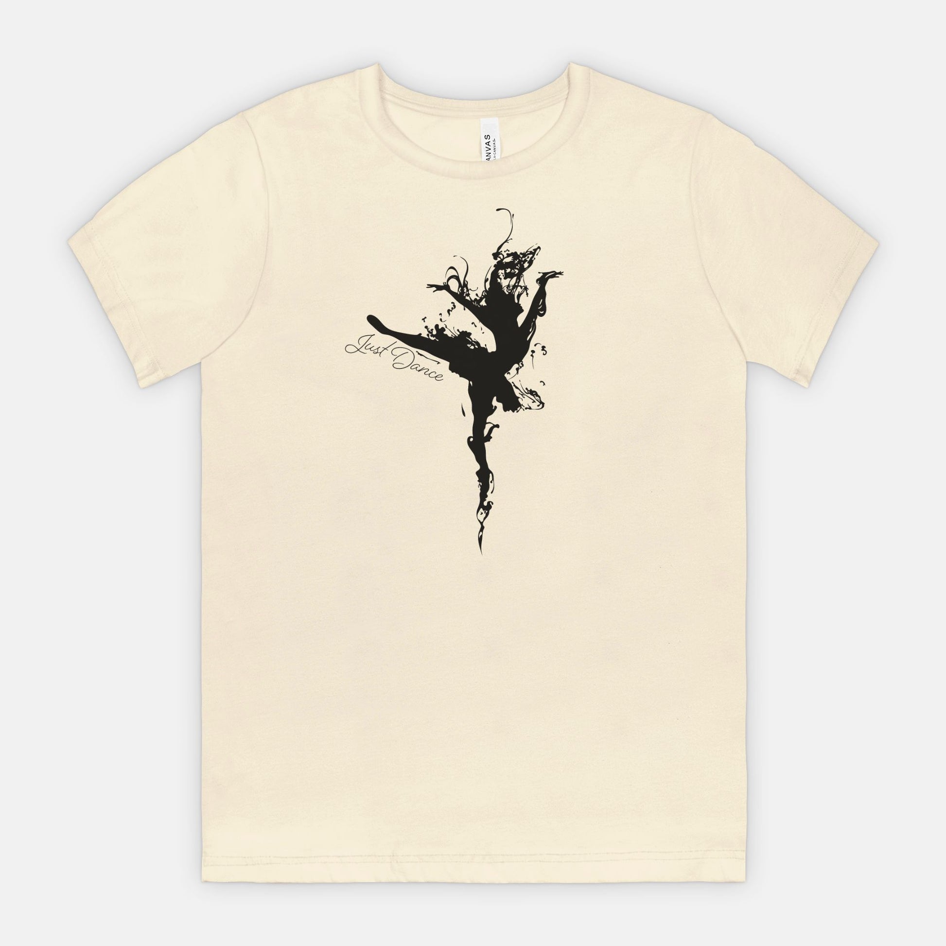 Just Dance – Artistic Ballerina Silhouette T-Shirt