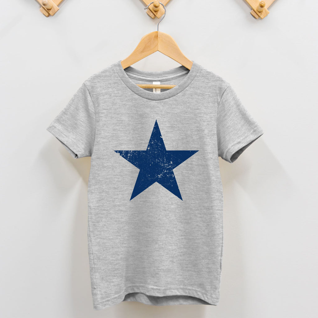 Blue Distressed Star Toddler T-Shirt