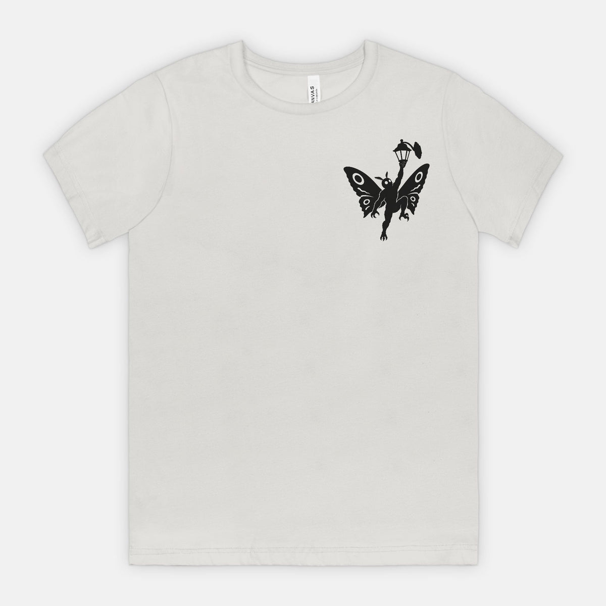 Mothman After Dark Minimalist Cryptid T-Shirt