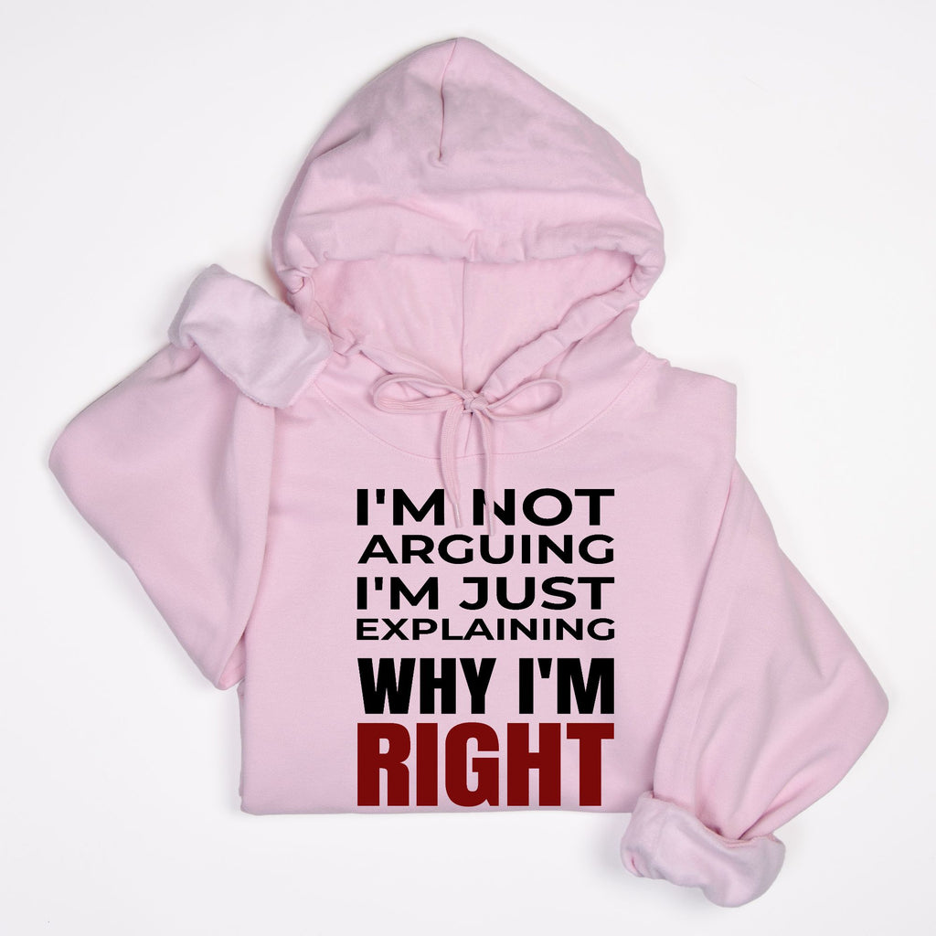 I’m Not Arguing I’m Just Explaining Why I’m Right Hoodie