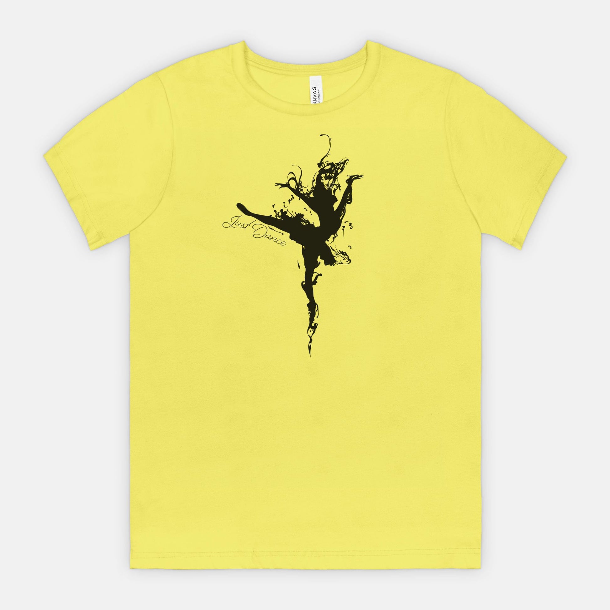 Just Dance – Artistic Ballerina Silhouette T-Shirt