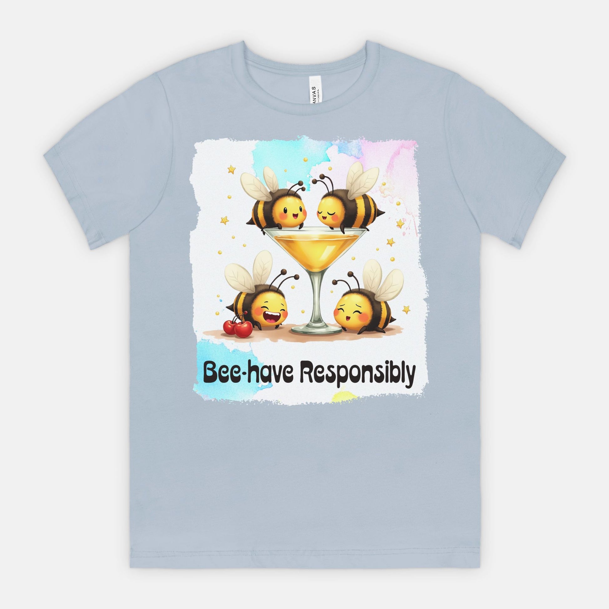 Bee-have Responsibly – Funny Bee Cocktail Shirt
