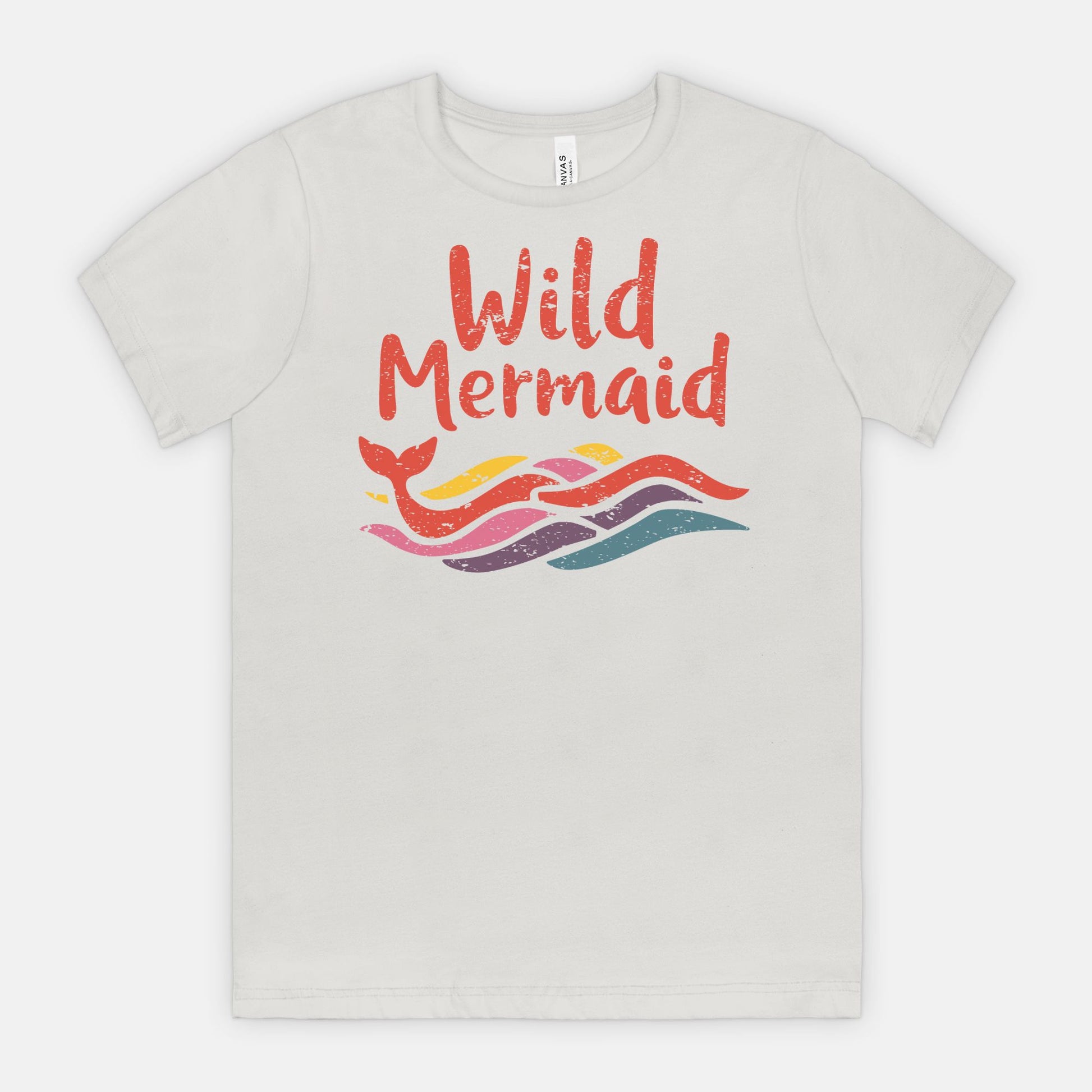 Wild Mermaid - Colorful Retro Ocean Vibes Tee