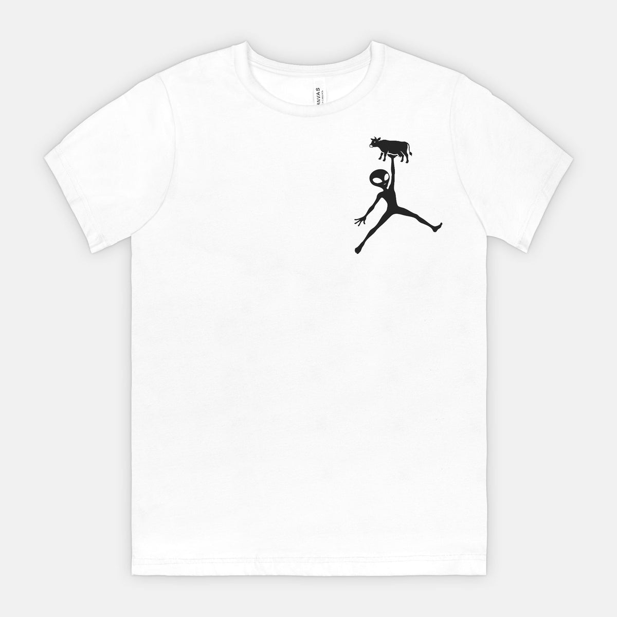 Udderly Unexplained Alien and Cow T-Shirt