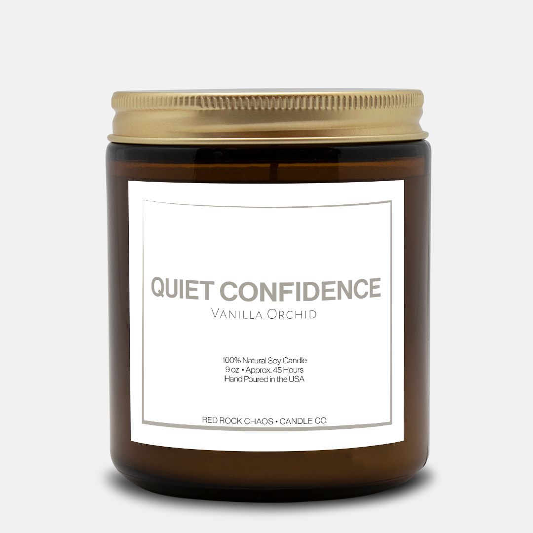 Quiet Confidence Vanilla Orchid 9 oz Soy Candle